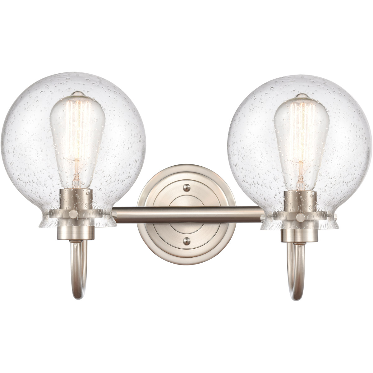 Olivia 2 Light 17 inch Satin Nickel Bath Vanity Light Wall Light