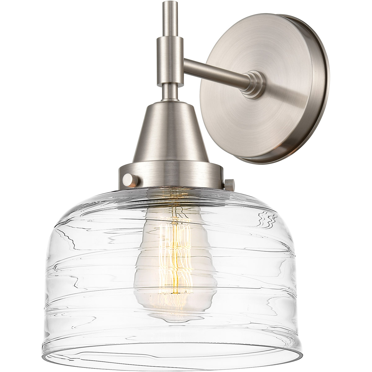 Caden LED 8 inch Satin Nickel Sconce Wall Light