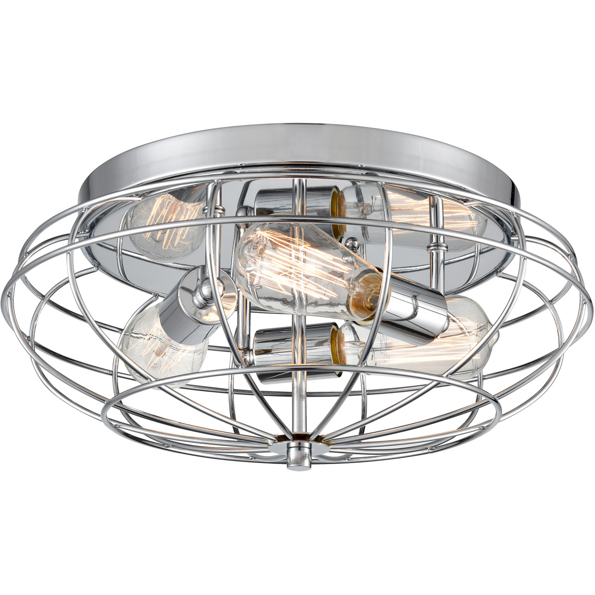 Providence LED 15 inch Oil Rubbed Bronze Flush Mount Ceiling Light, Austere