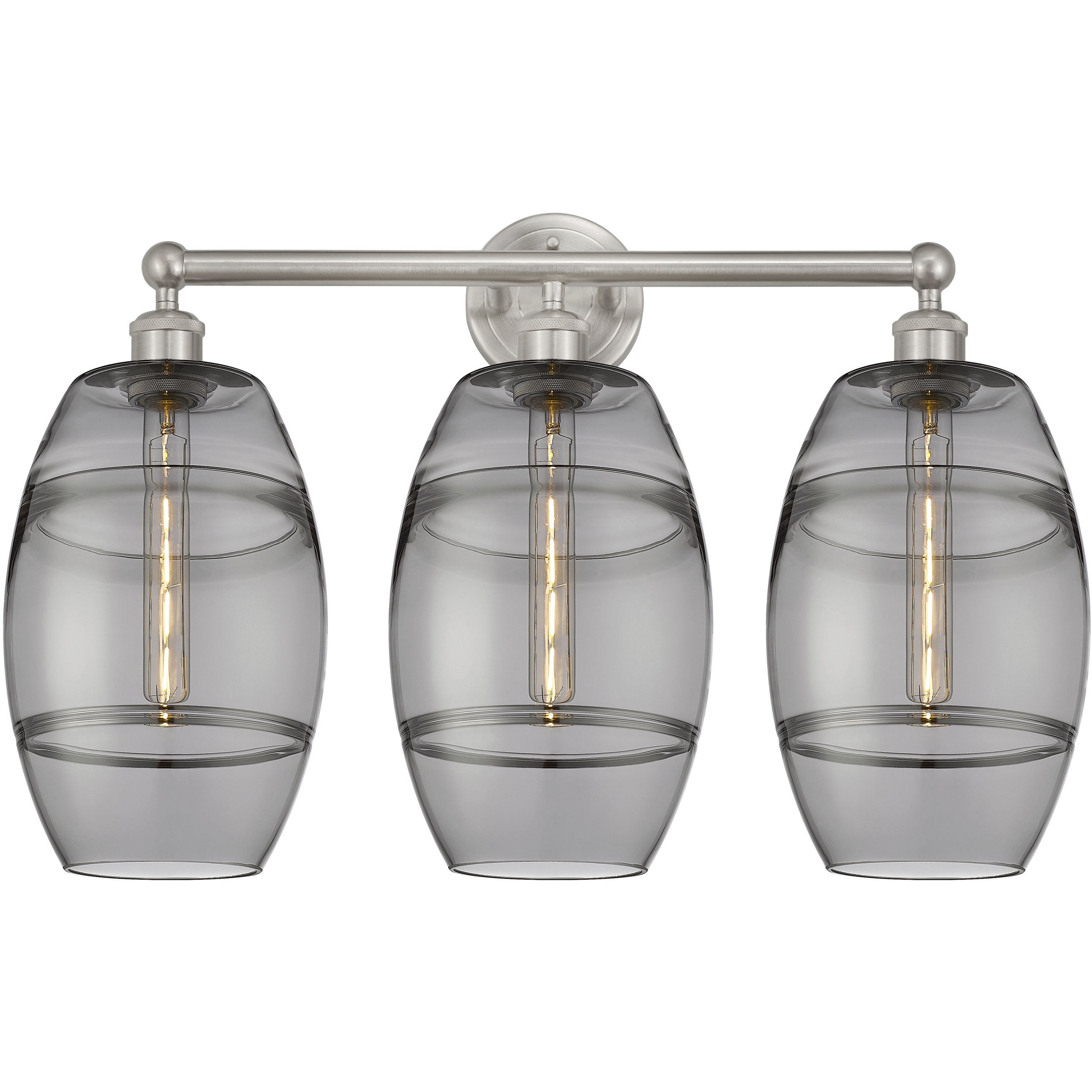 Edison Vaz 3 Light 26 inch Satin Nickel Bath Vanity Light Wall Light