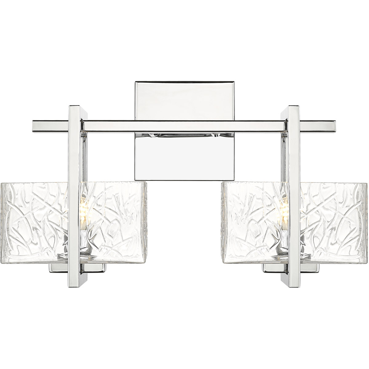 Striate LED 15 inch Polished Chrome Bath Vanity Light Wall Light