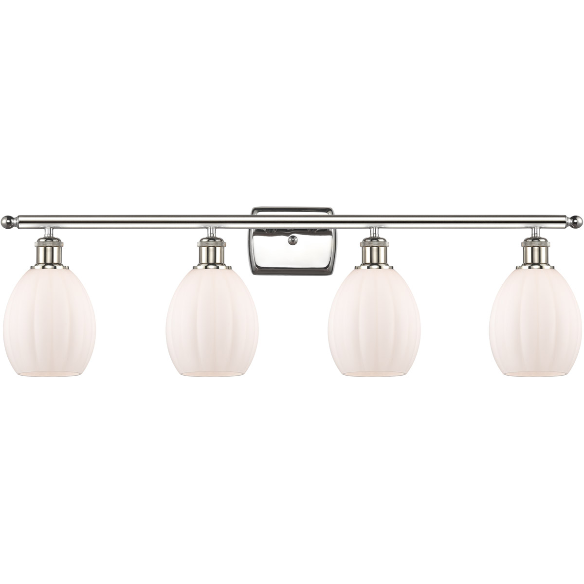 Ballston Eaton 4 Light 36 inch Polished Nickel Bath Vanity Light Wall Light, Ballston