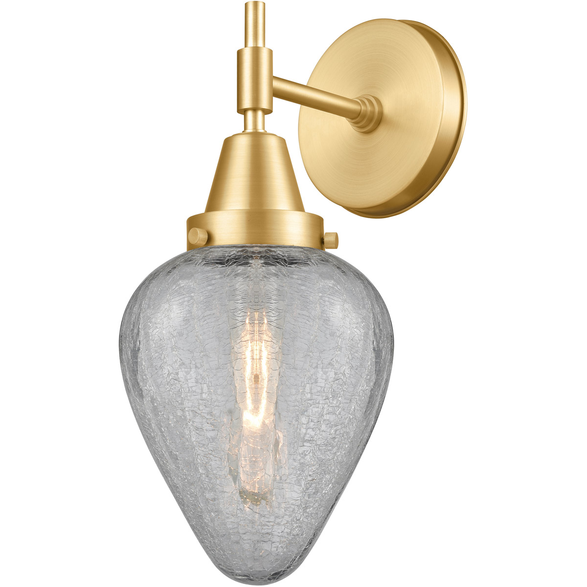 Caden 1 Light 7 inch Satin Gold Sconce Wall Light