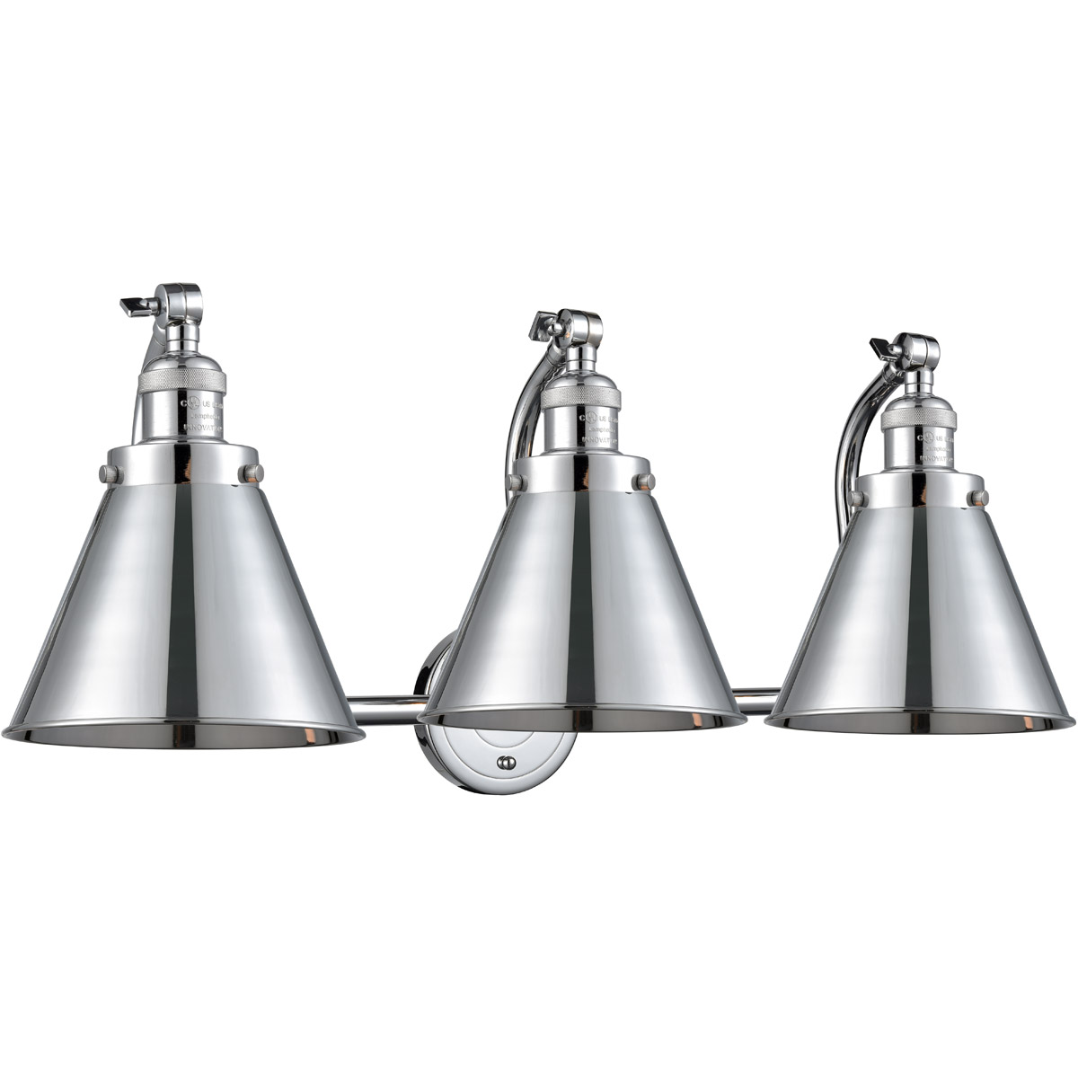 Franklin Restoration Appalachian LED 28 inch Polished Chrome Bath Vanity Light Wall Light, Franklin Restoration