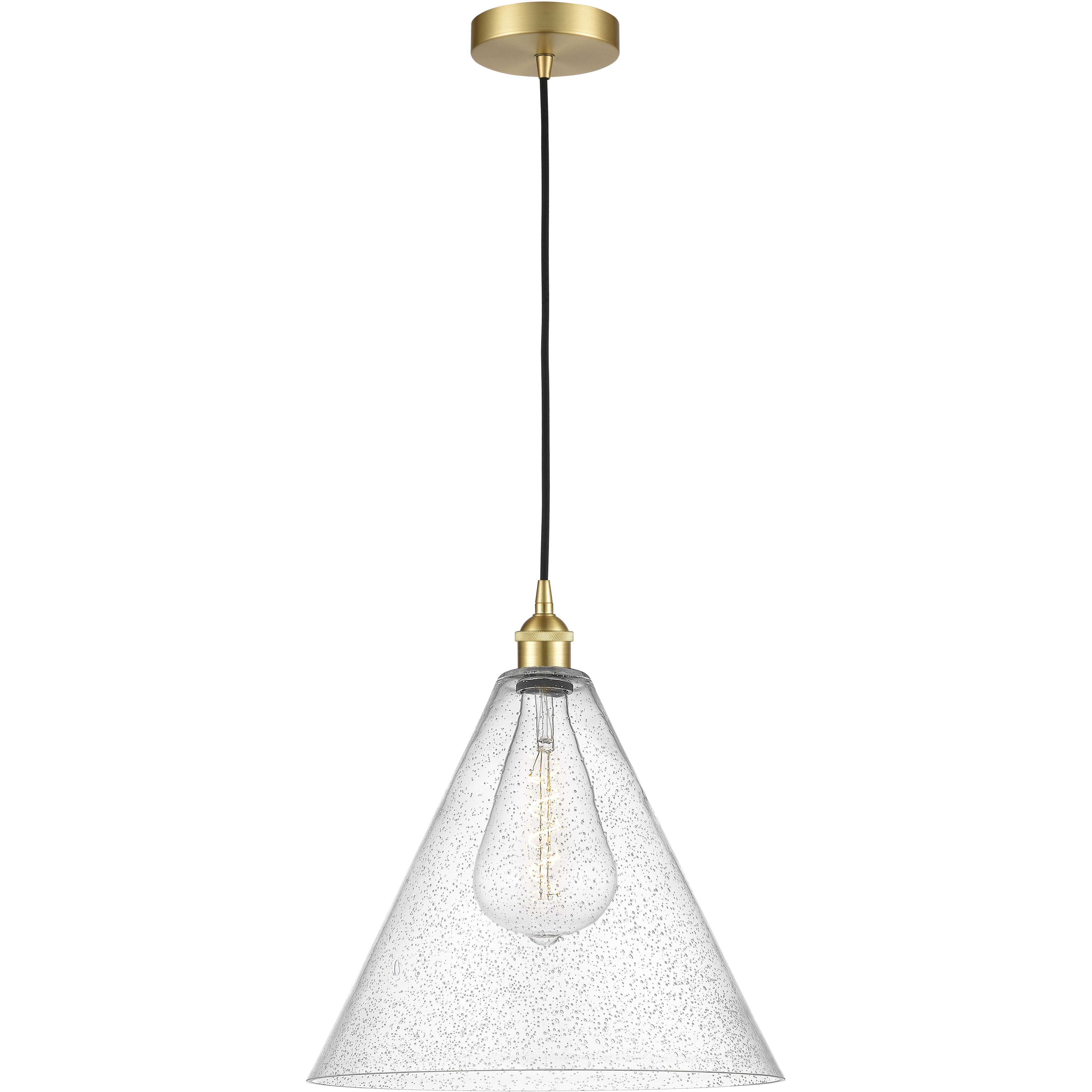 Berkshire 1 Light 16 inch Satin Gold Mini Pendant Ceiling Light