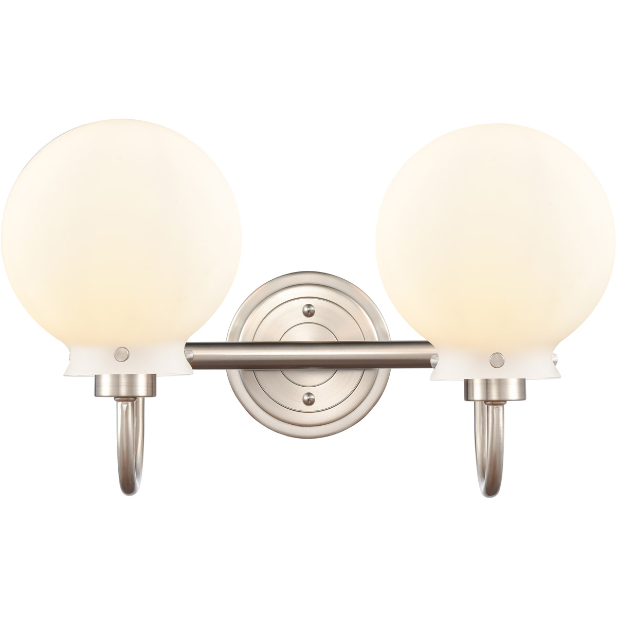 Olivia 2 Light 17 inch Satin Nickel Bath Vanity Light Wall Light