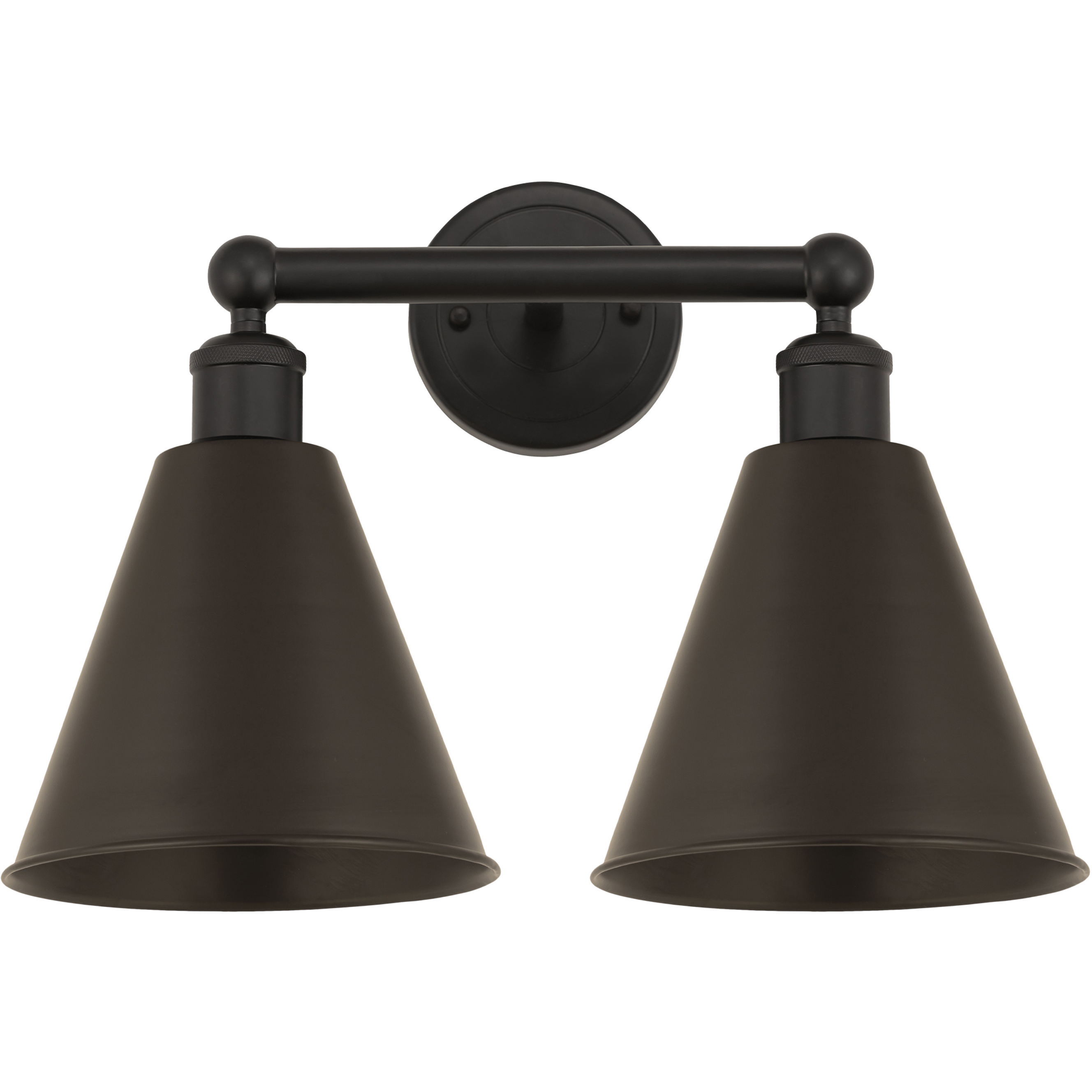 Ballston Cone 2 Light 17 inch Oil Rubbed Bronze Bath Vanity Light Wall Light
