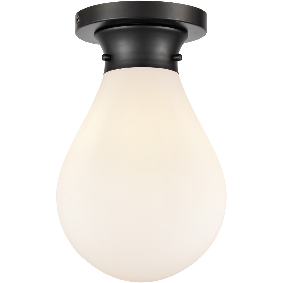 Genesis LED 7.88 inch Matte Black Flush Mount Ceiling Light