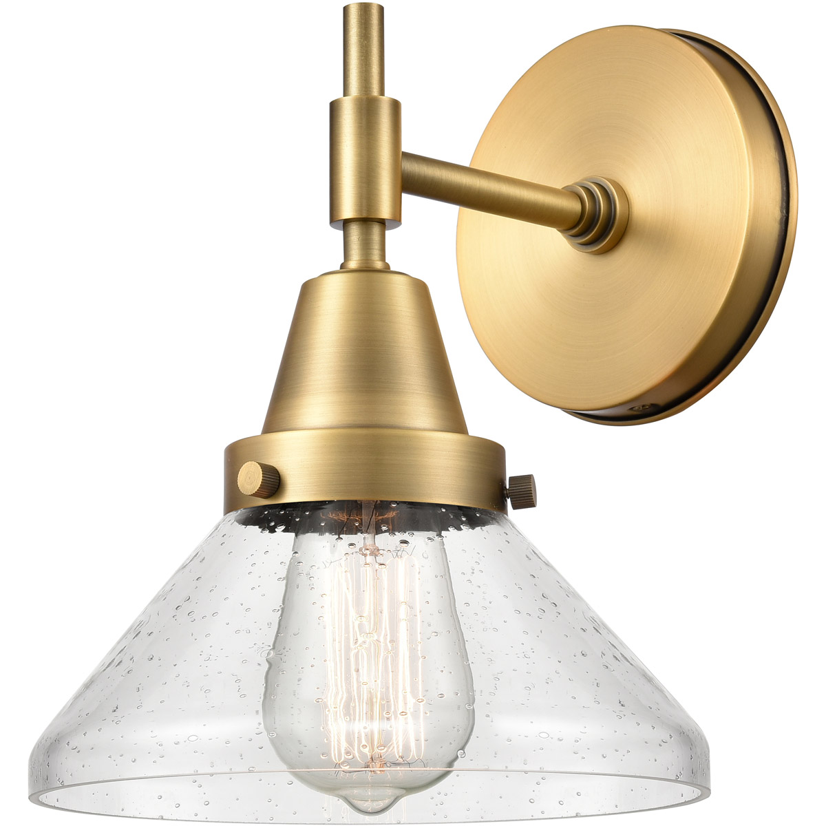 Caden 1 Light 8 inch Polished Nickel Sconce Wall Light