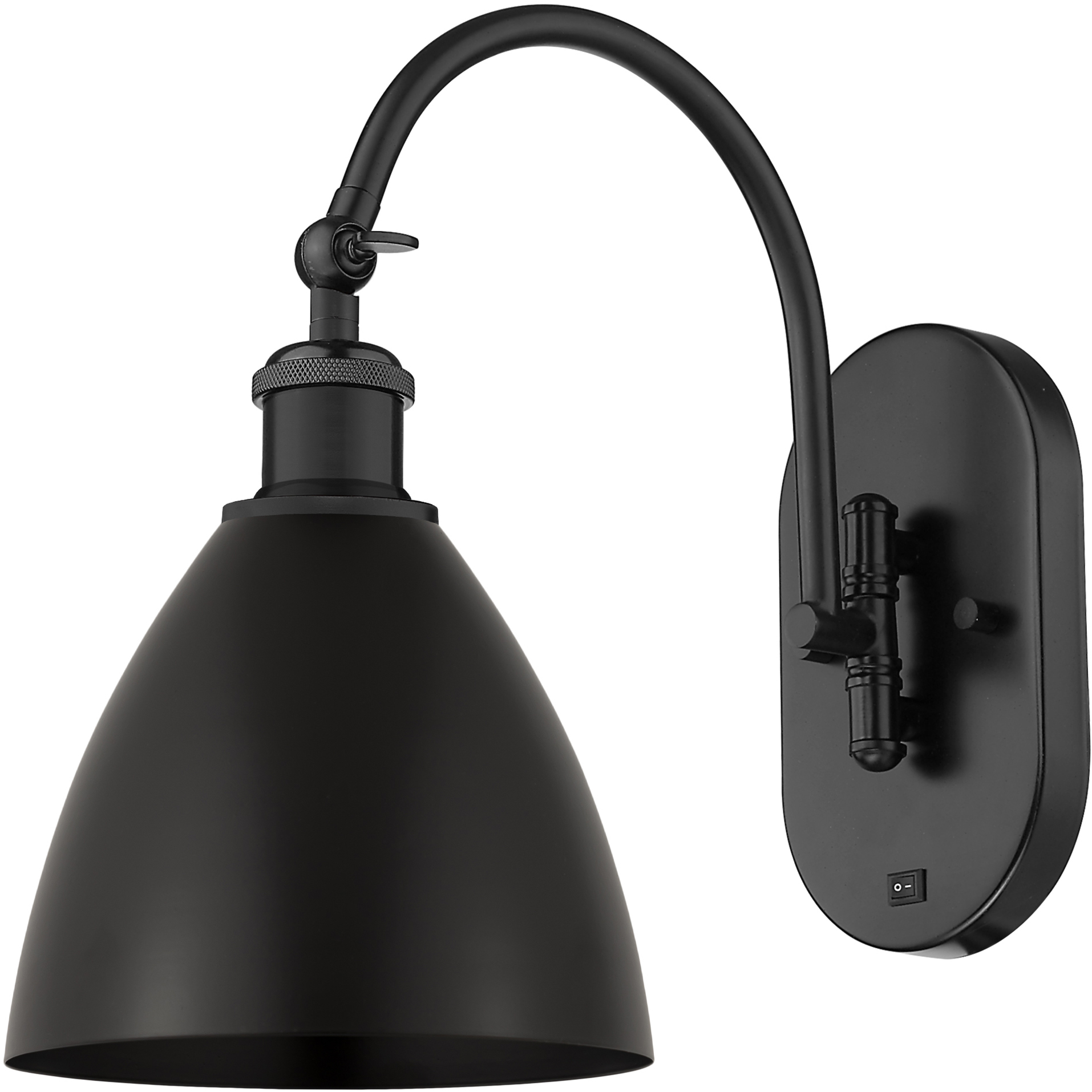 Ballston Dome LED 7.5 inch Matte Black Sconce Wall Light