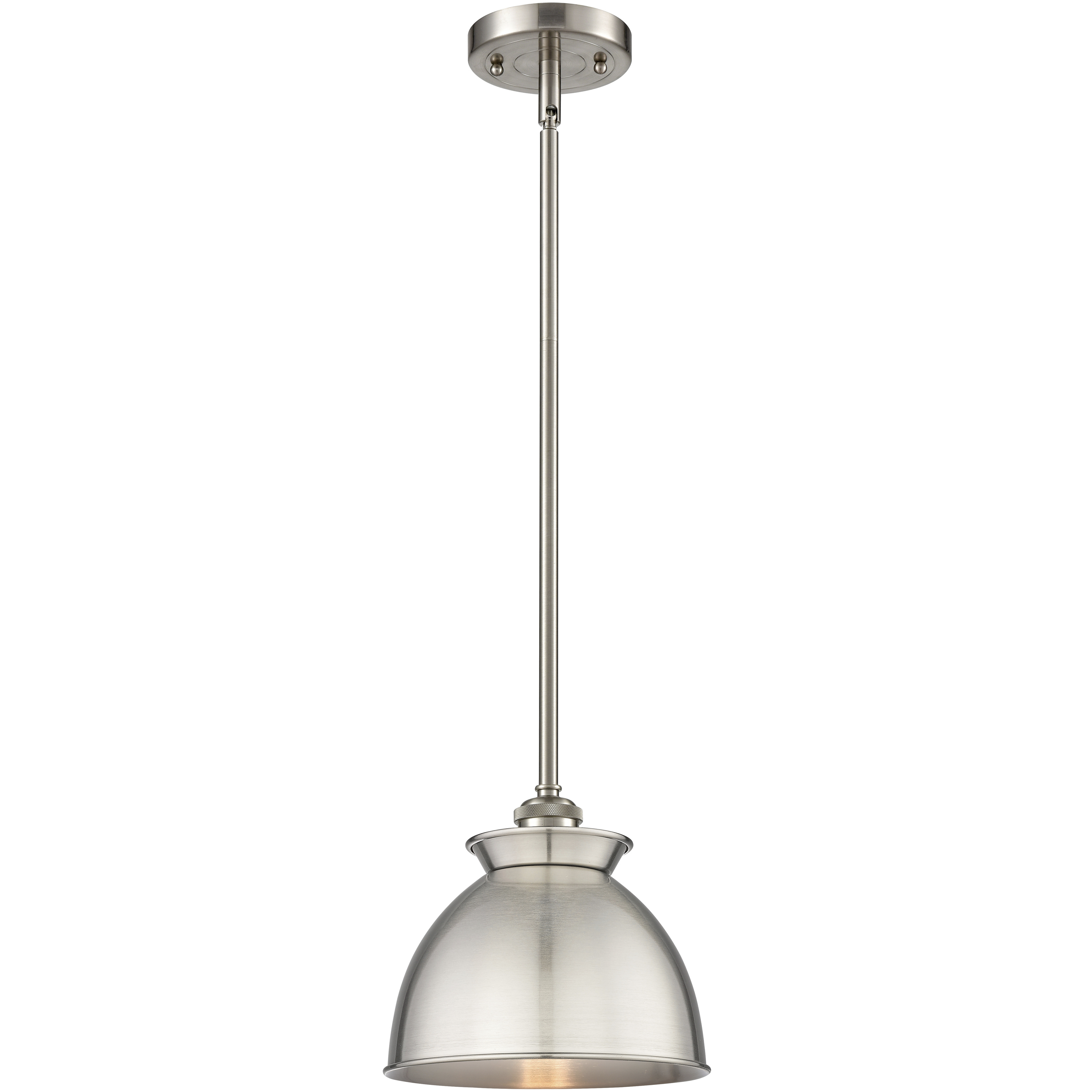 Adirondack 1 Light 8.13 inch Brushed Satin Nickel Mini Pendant Ceiling Light