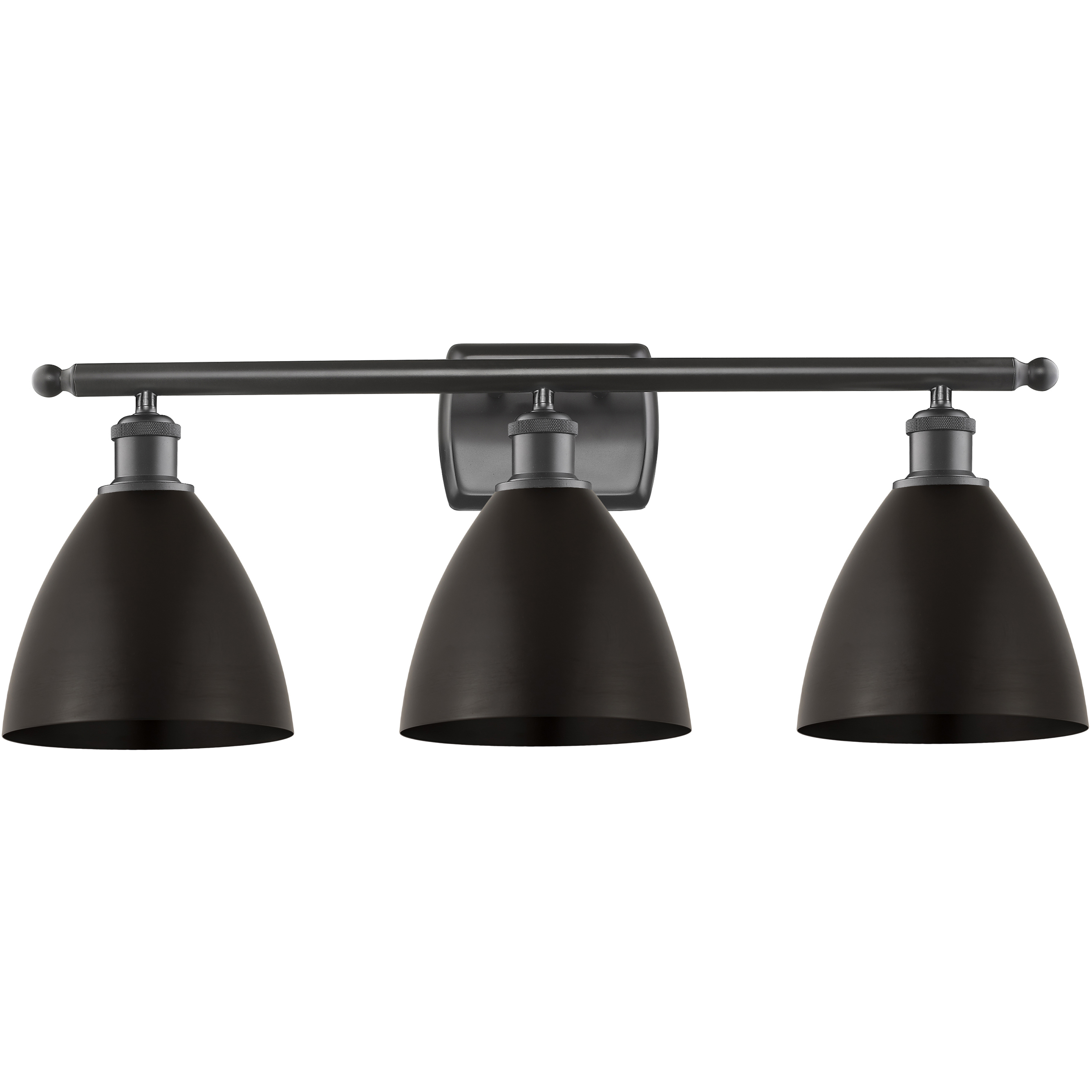 Ballston Dome 3 Light 28 inch Oil Rubbed Bronze Bath Vanity Light Wall Light
