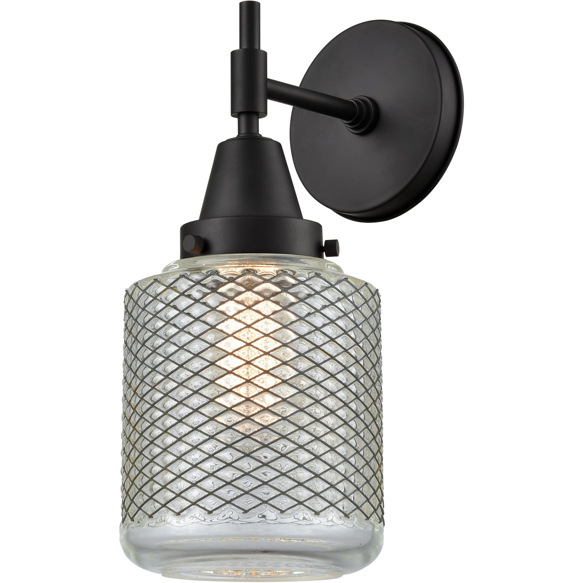 Caden LED 6 inch Matte Black Sconce Wall Light