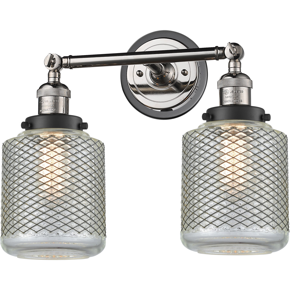Franklin Restoration Stanton 2 Light 16 inch Polished Nickel Bath Vanity Light Wall Light