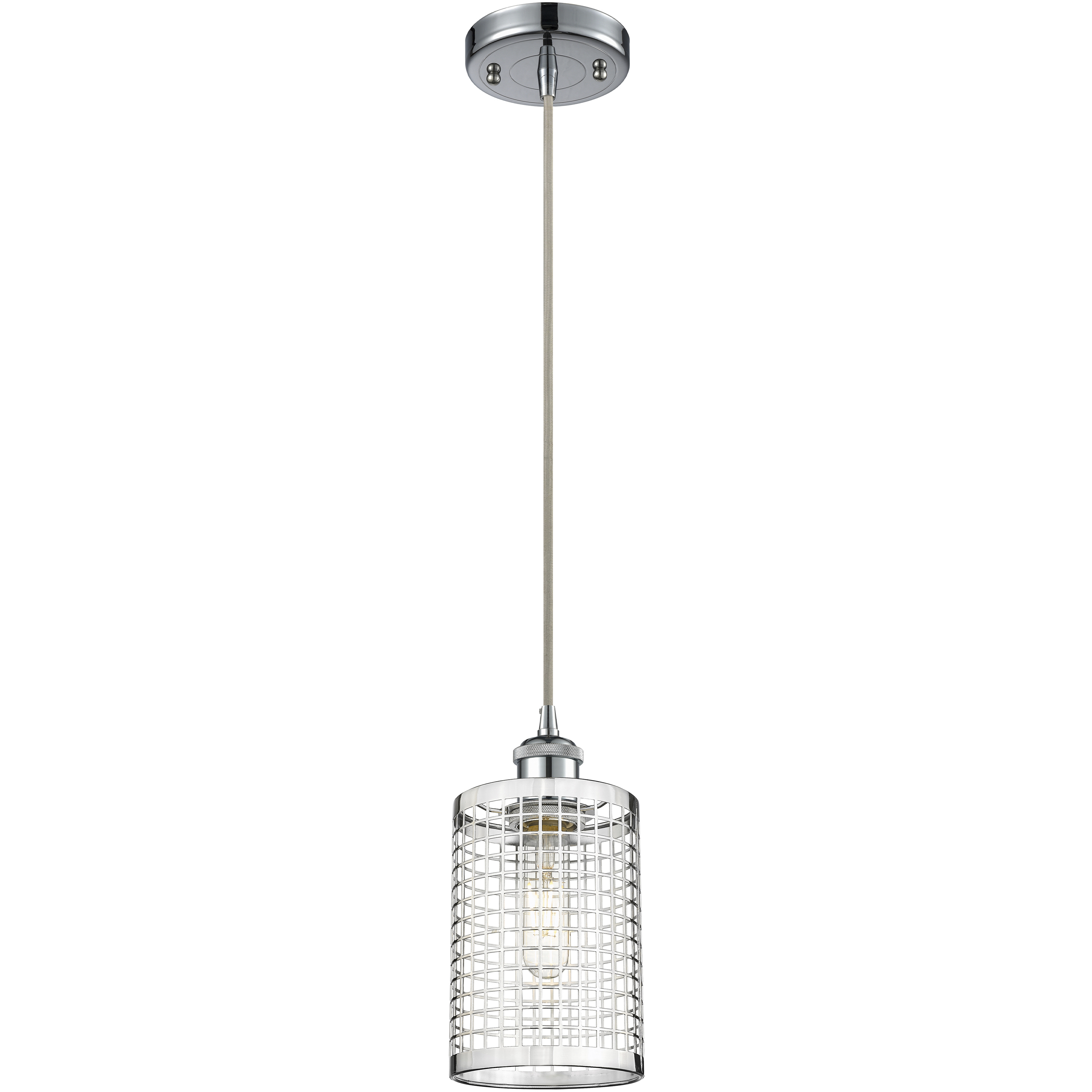 Nestbrook 1 Light 4.75 inch Polished Chrome Pendant Ceiling Light