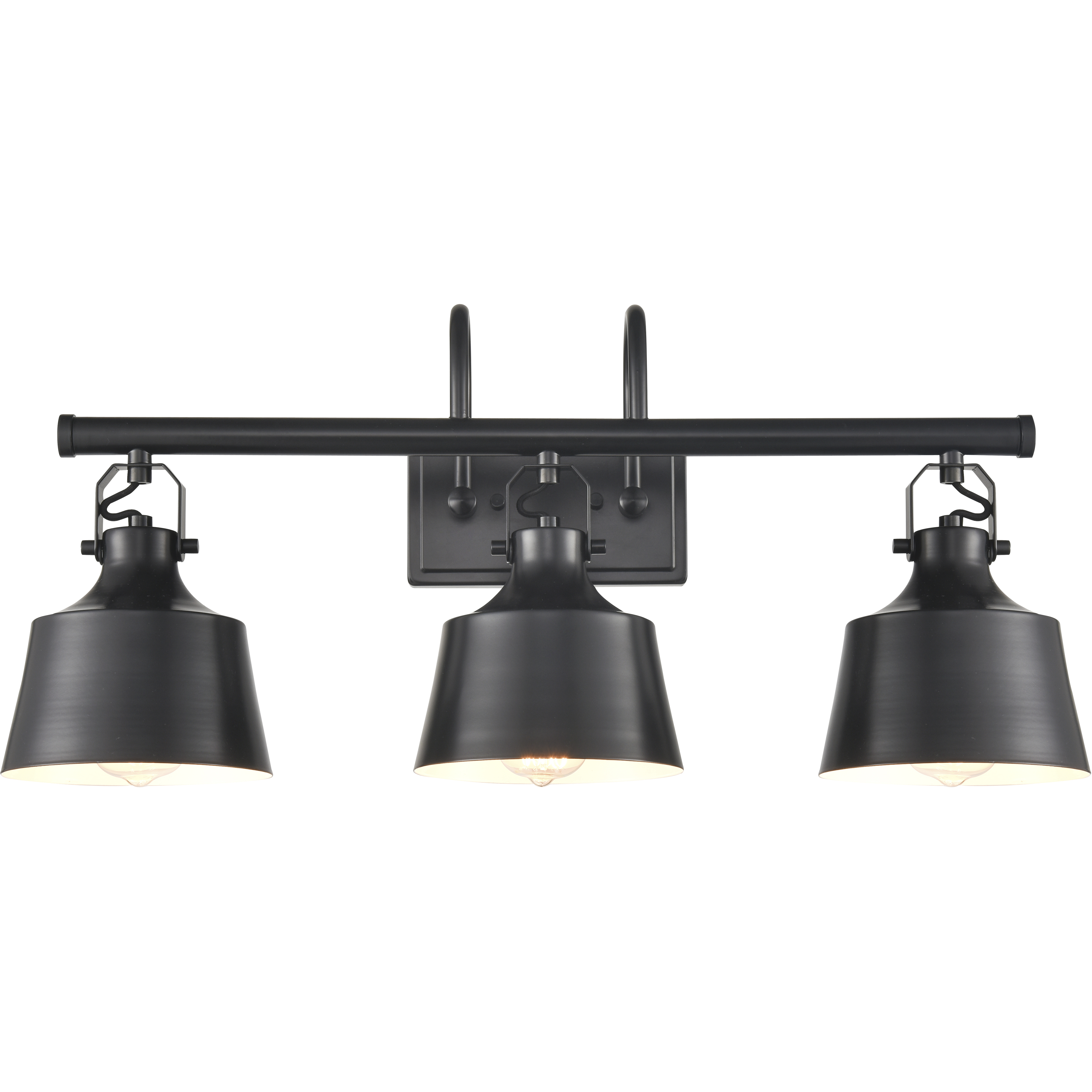 Auralume Provin LED 28.38 inch Matte Black Bath Vanity Light Wall Light