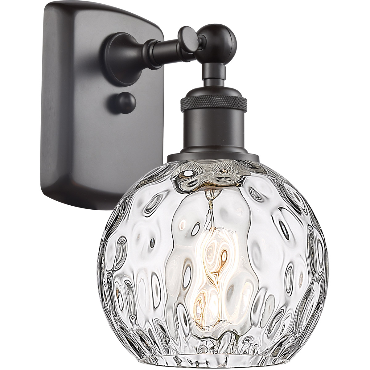 Ballston Athens Water Glass LED 6 inch Oil Rubbed Bronze Sconce Wall Light