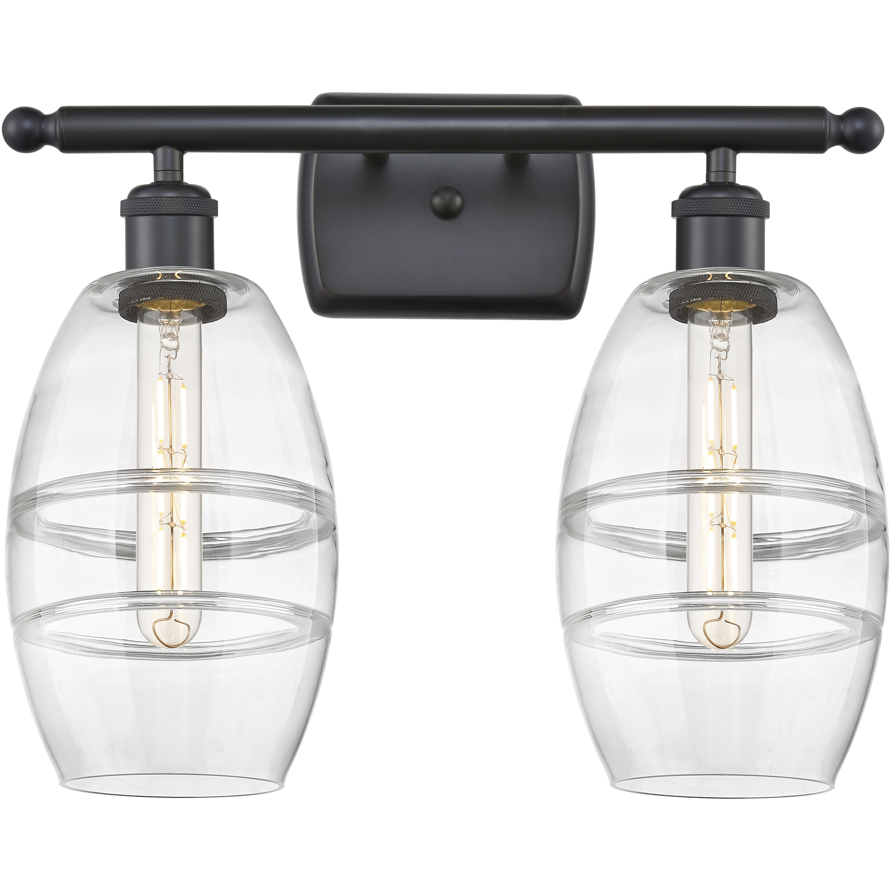 Ballston Vaz 2 Light 15.88 inch Matte Black Bath Vanity Light Wall Light