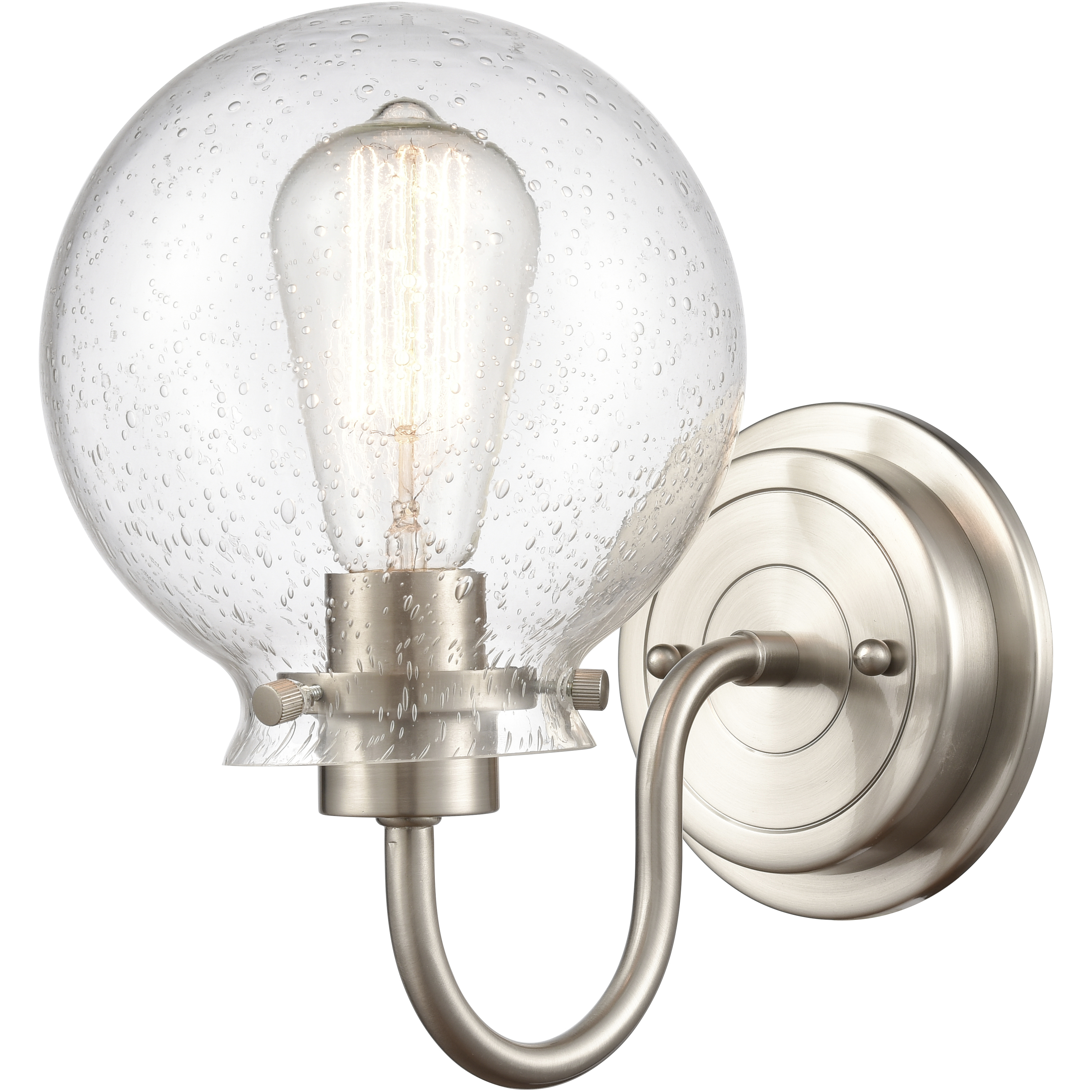 Olivia LED 6.38 inch Satin Nickel Bath Vanity Light Wall Light