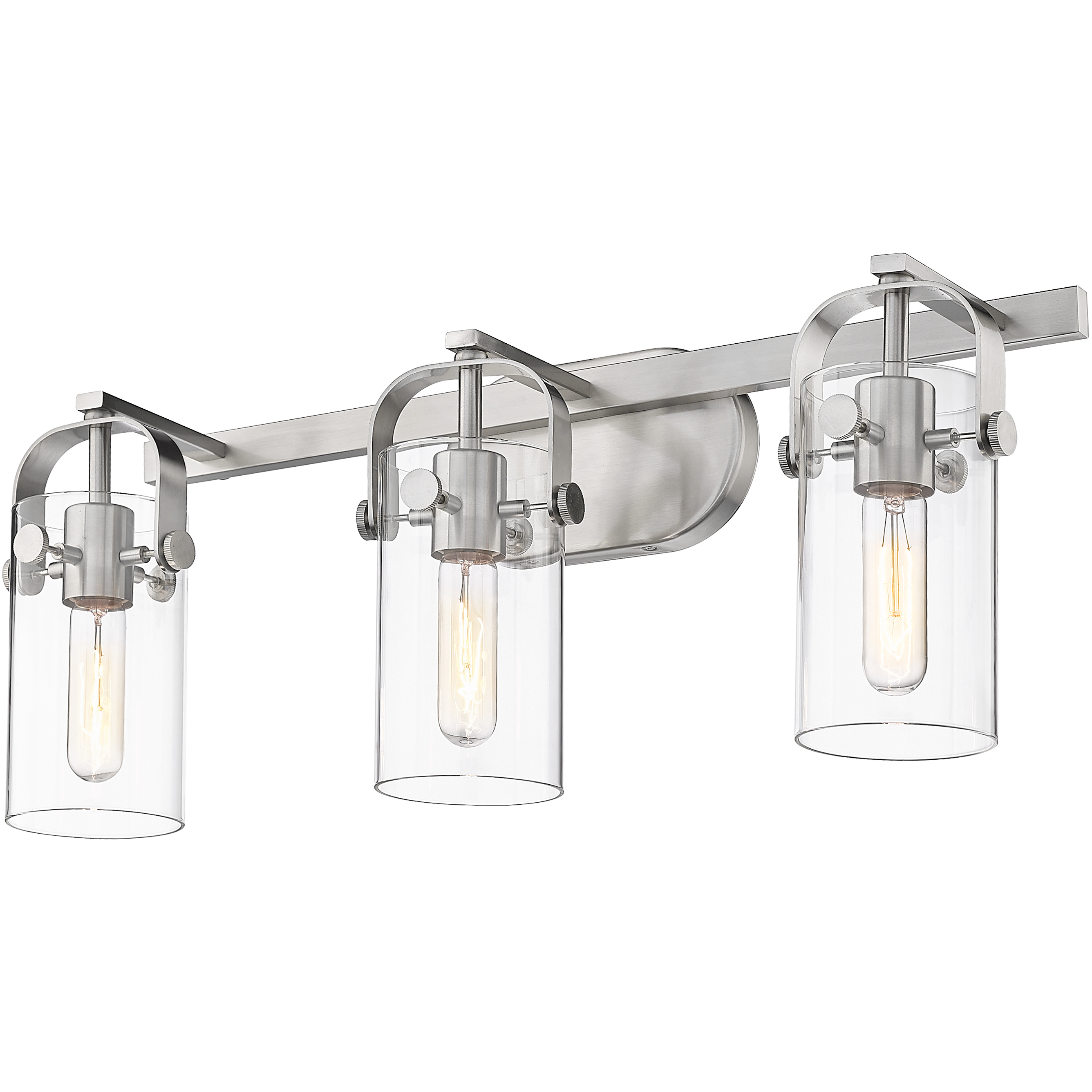 Pilaster LED 24.25 inch Brushed Satin Nickel Bath Vanity Light Wall Light