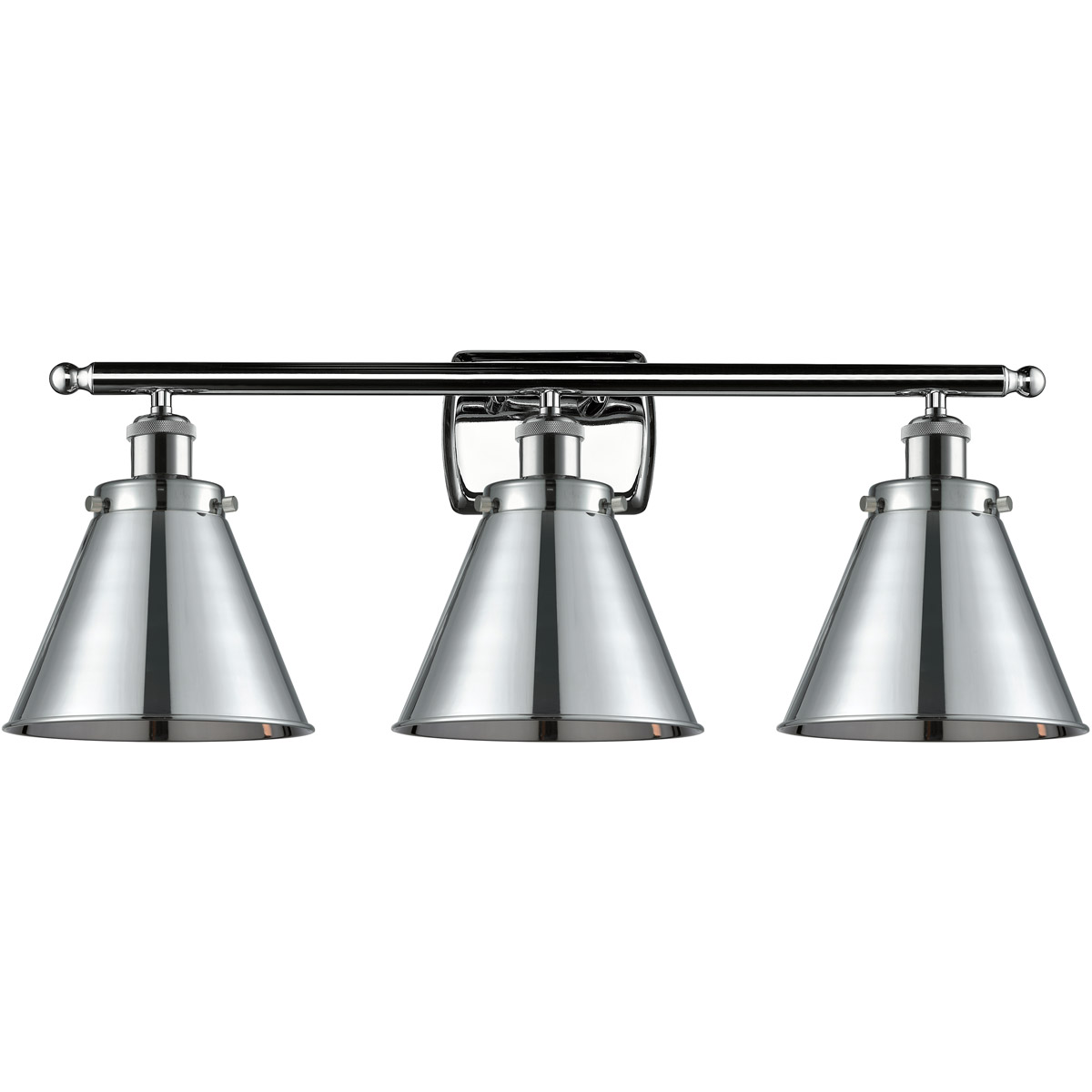 Ballston Appalachian 3 Light 26 inch Polished Chrome Bath Vanity Light Wall Light, Ballston