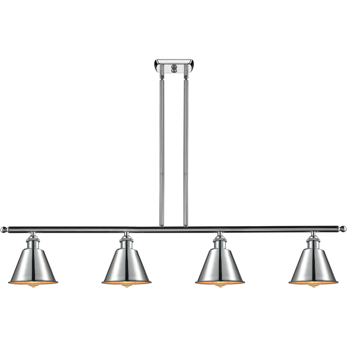 Ballston Smithfield LED 48 inch Antique Brass Island Light Ceiling Light, Ballston