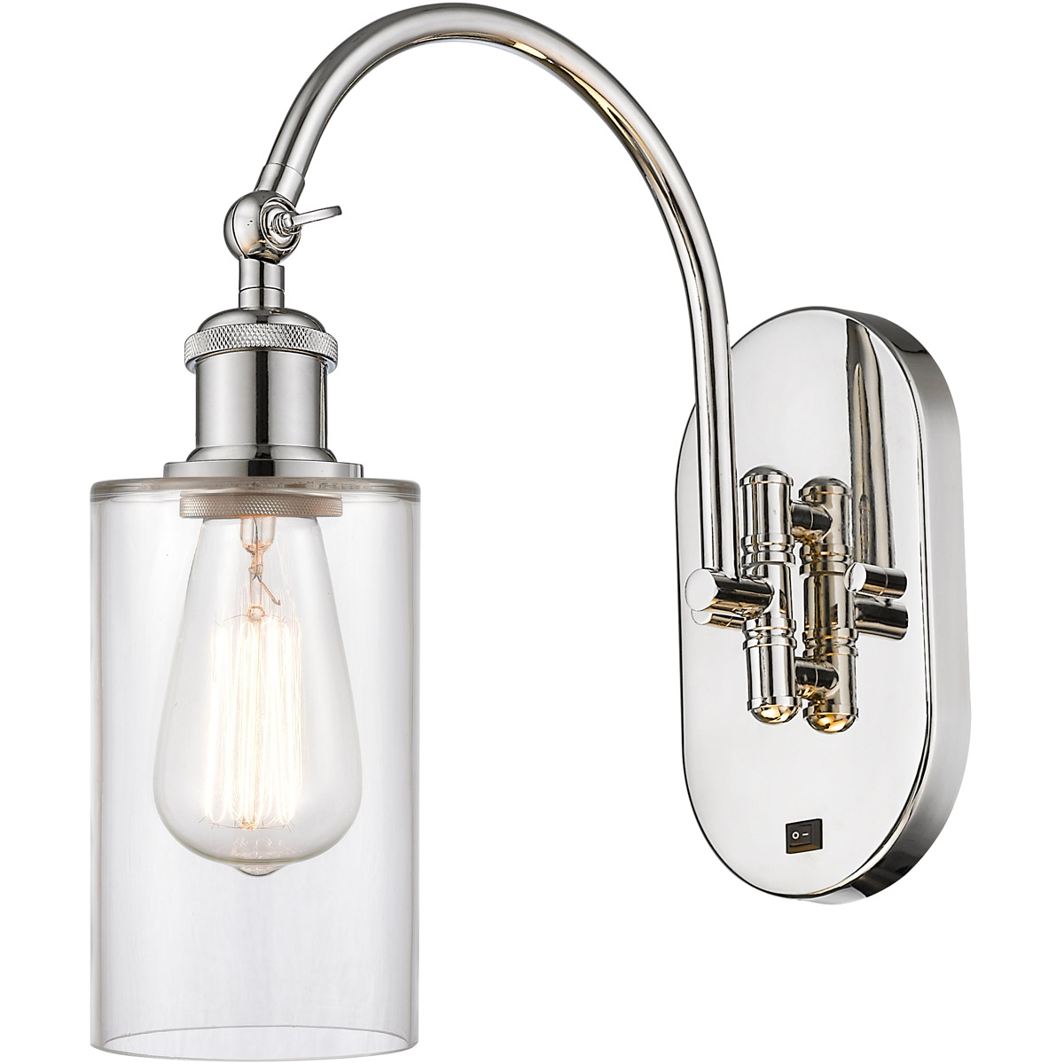 Ballston Clymer 1 Light 5 inch Polished Nickel Sconce Wall Light
