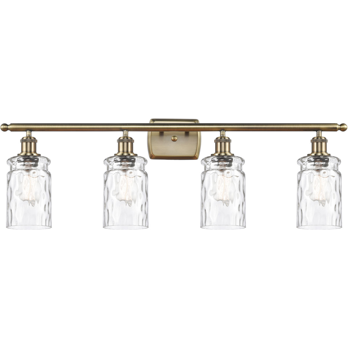 Ballston Candor LED 36 inch Antique Brass Bath Vanity Light Wall Light, Ballston
