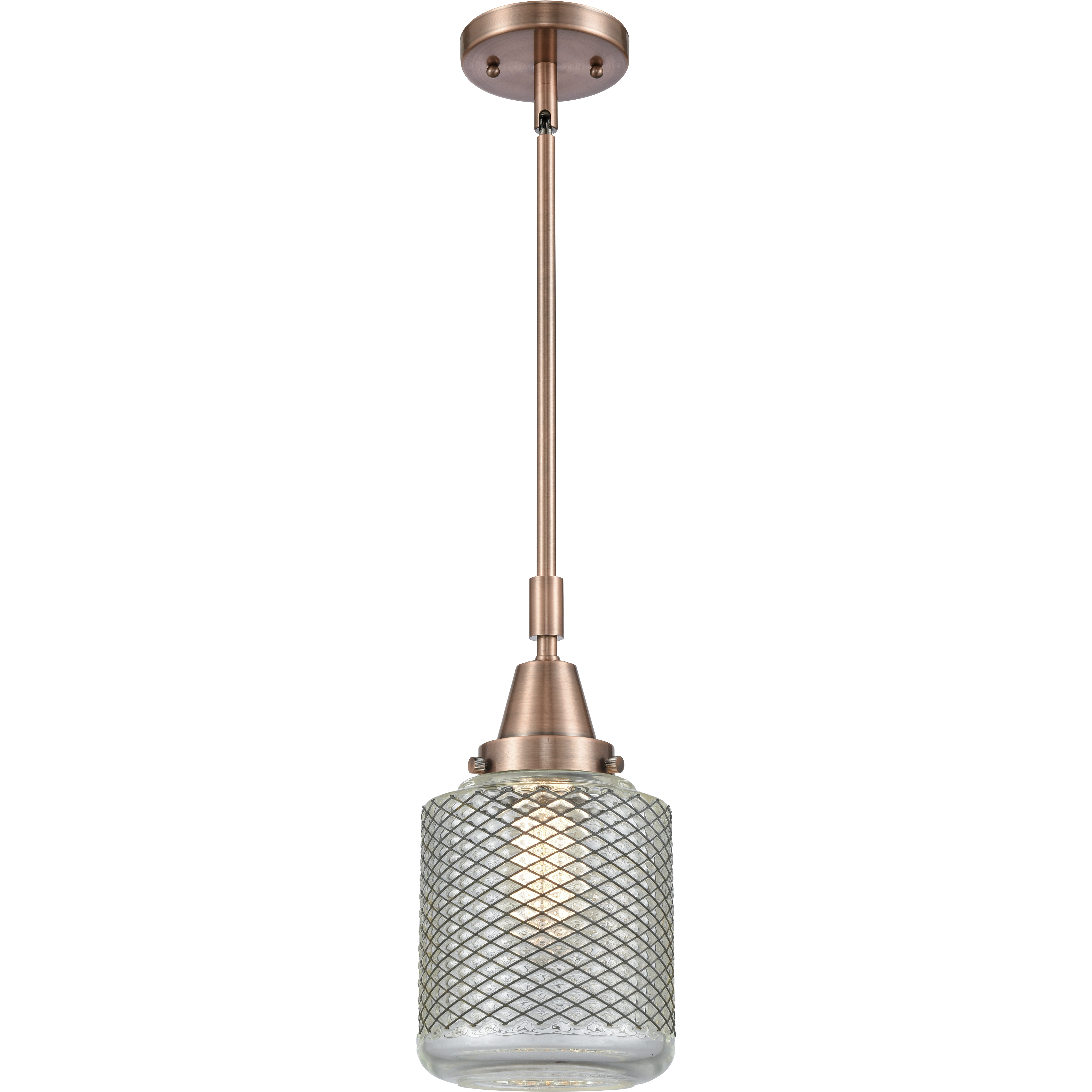 Franklin Restoration Stanton 1 Light 6 inch Antique Copper Mini Pendant Ceiling Light