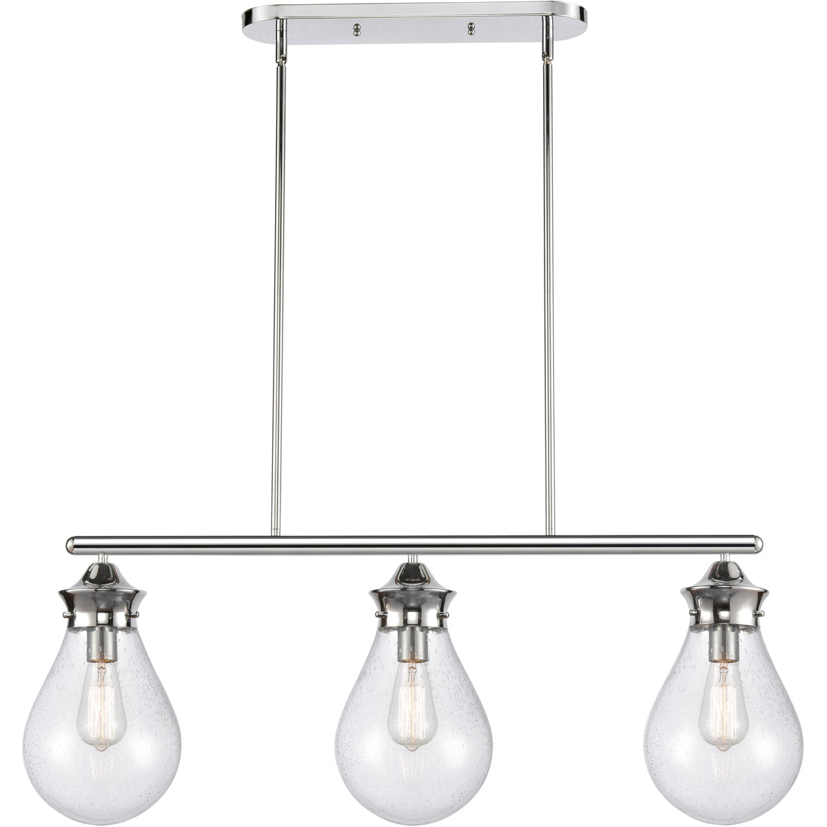 Genesis LED 39 inch Polished Chrome Island Light Ceiling Light