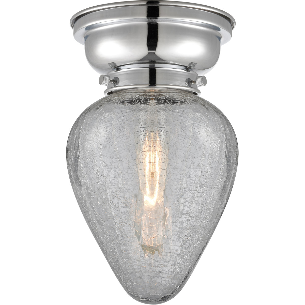 Aditi Geneseo LED 7 inch Polished Chrome Flush Mount Ceiling Light, Aditi