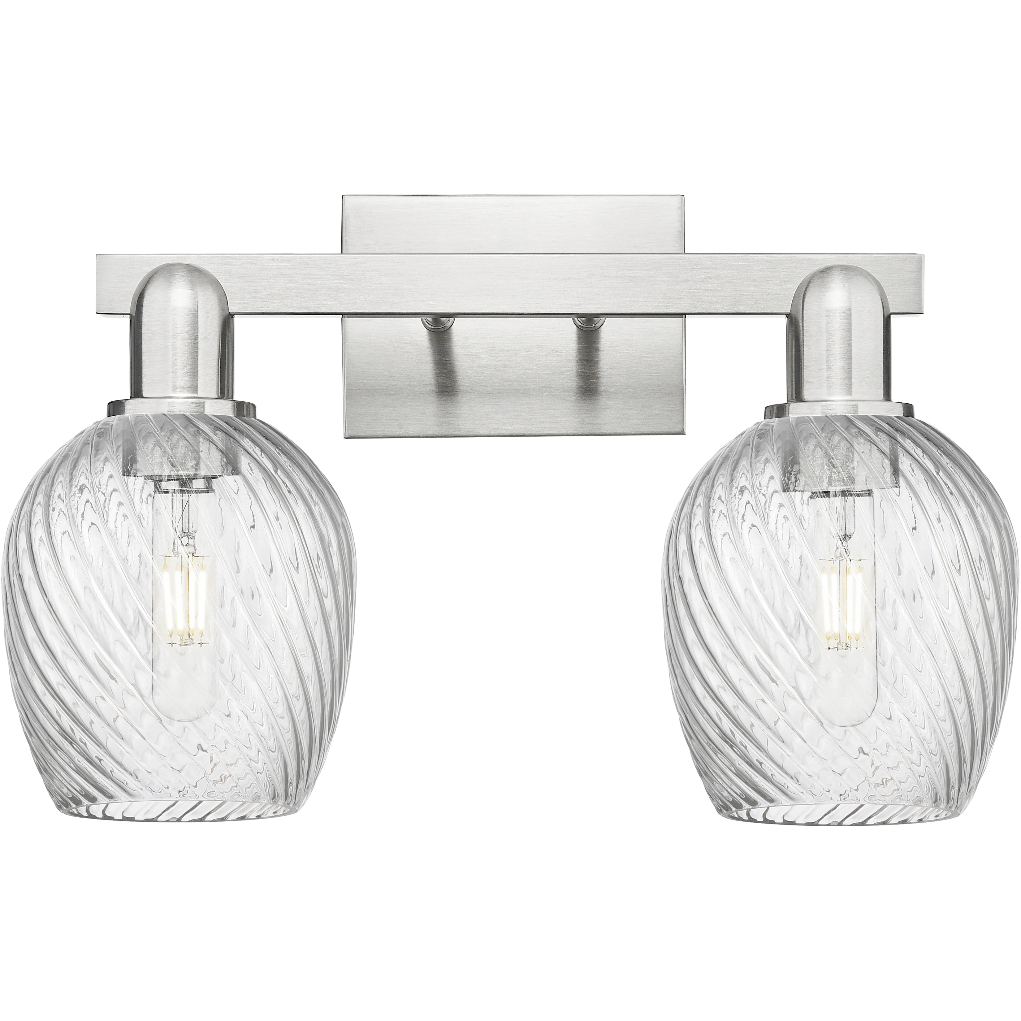Arcadia Salina 2 Light 16.75 inch Brushed Satin Nickel Bath Vanity Light Wall Light