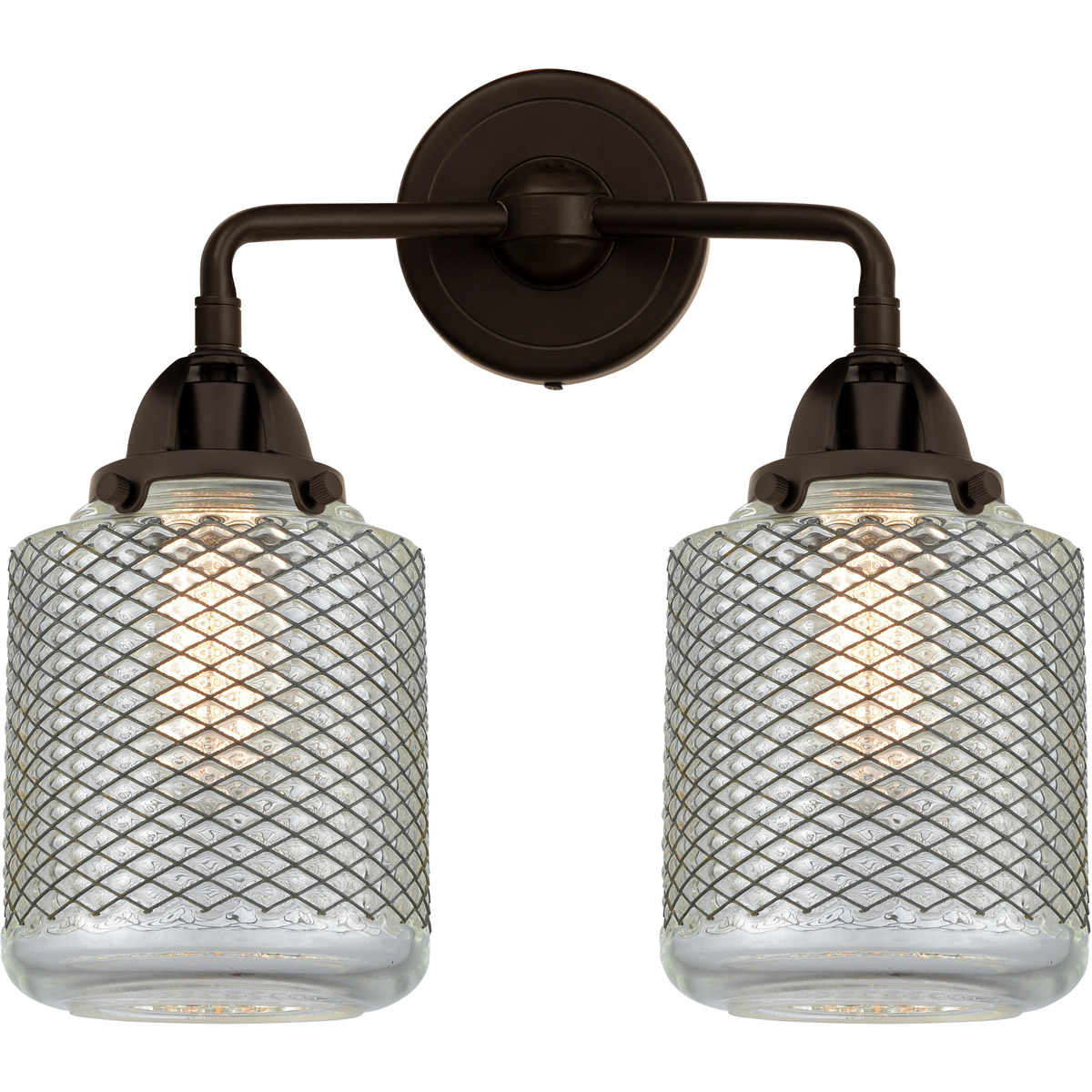 Nouveau 2 Stanton 2 Light 14 inch Oil Rubbed Bronze Bath Vanity Light Wall Light