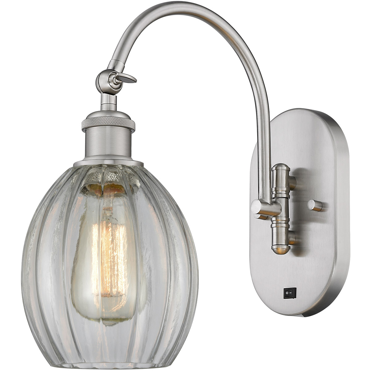 Ballston Eaton LED 6 inch Brushed Satin Nickel Sconce Wall Light