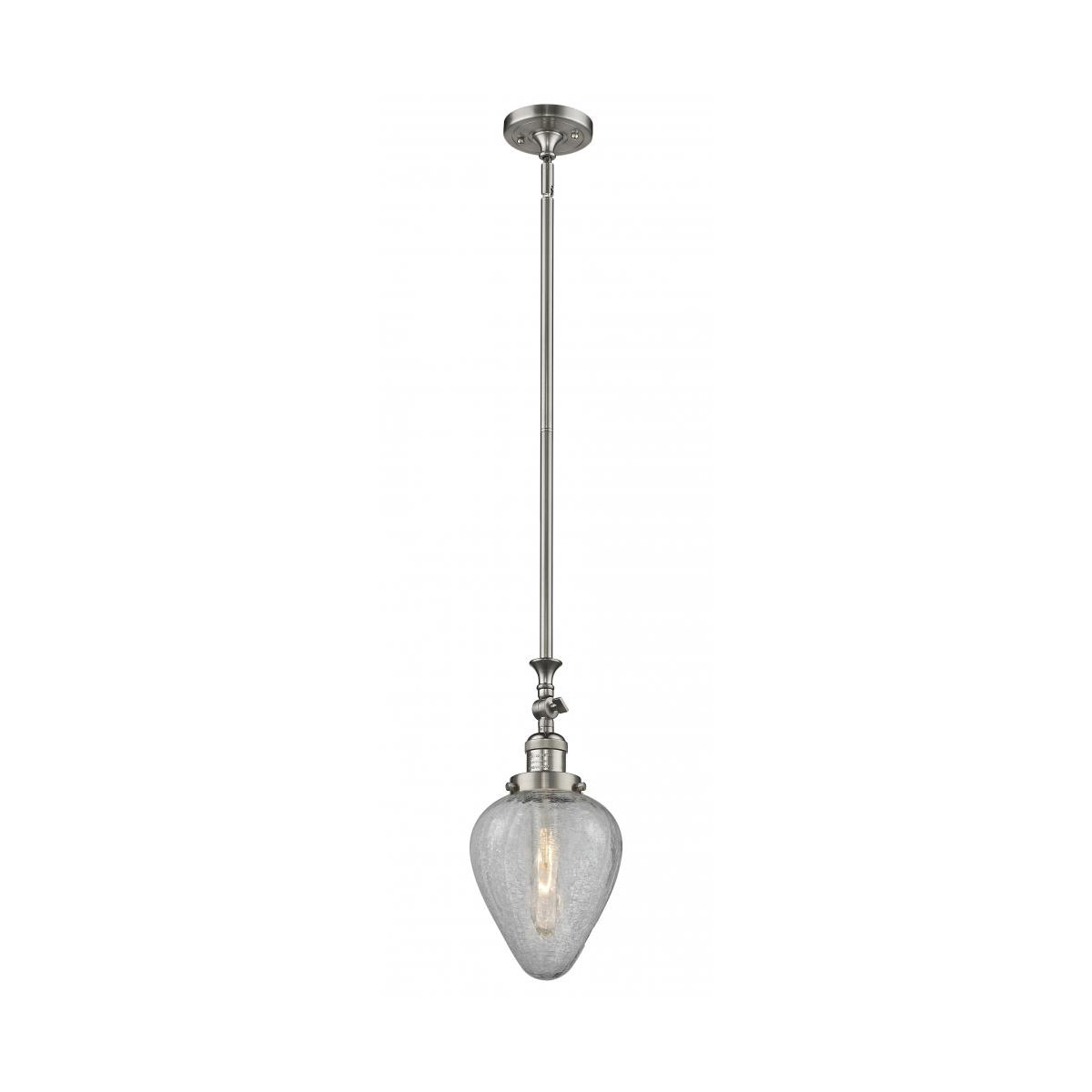 Franklin Restoration Geneseo 1 Light 7 inch Brushed Satin Nickel Mini Pendant Ceiling Light, Franklin Restoration