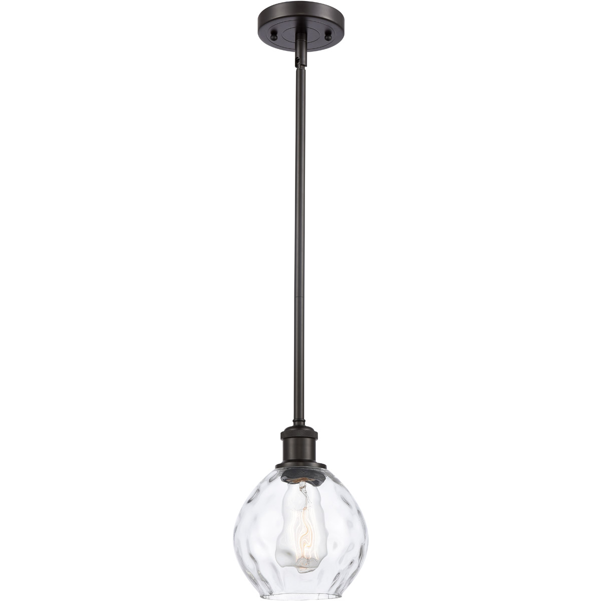 Ballston Small Waverly LED 6 inch Oil Rubbed Bronze Pendant Ceiling Light, Ballston