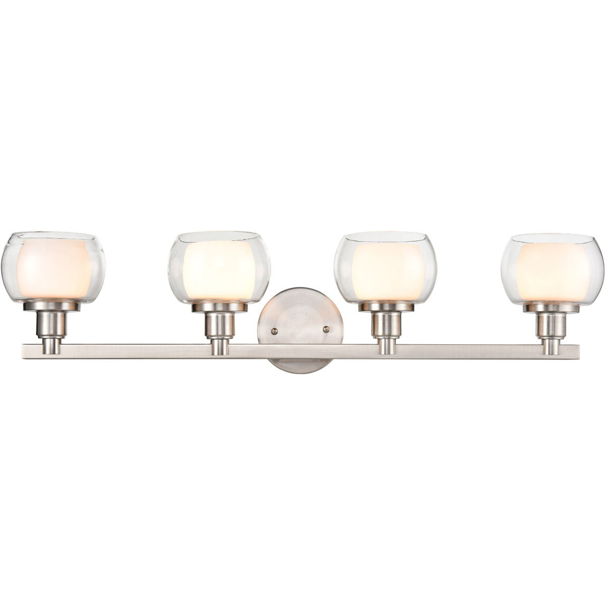 Cairo 4 Light 30.75 inch Satin Nickel Bath Vanity Light Wall Light in Incandescent