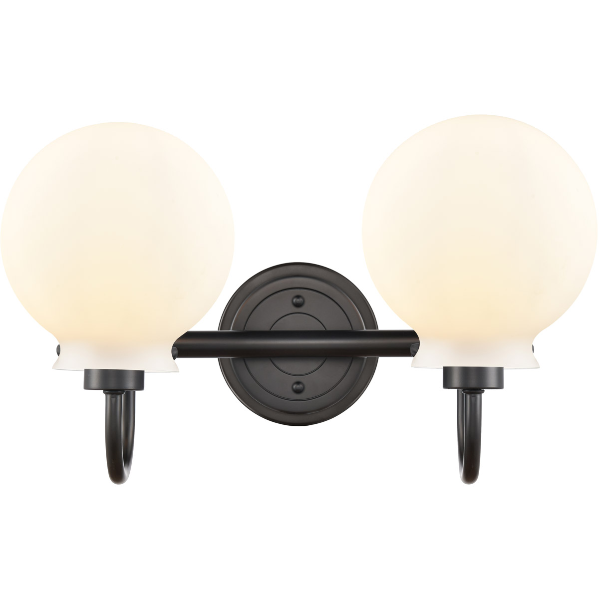 Olivia 2 Light 17 inch Matte Black Bath Vanity Light Wall Light