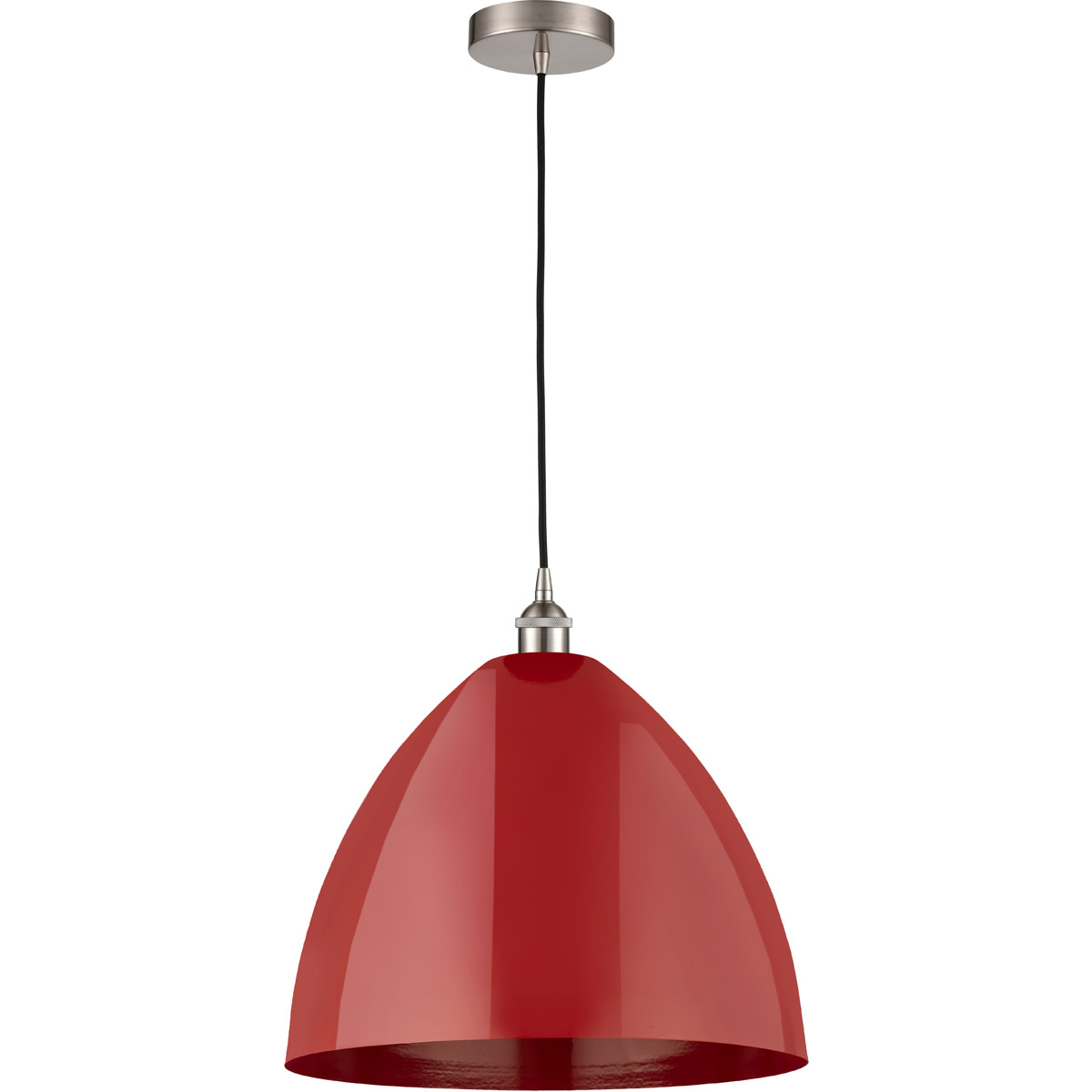 Edison Plymouth Dome LED 16 inch Oil Rubbed Bronze Mini Pendant Ceiling Light