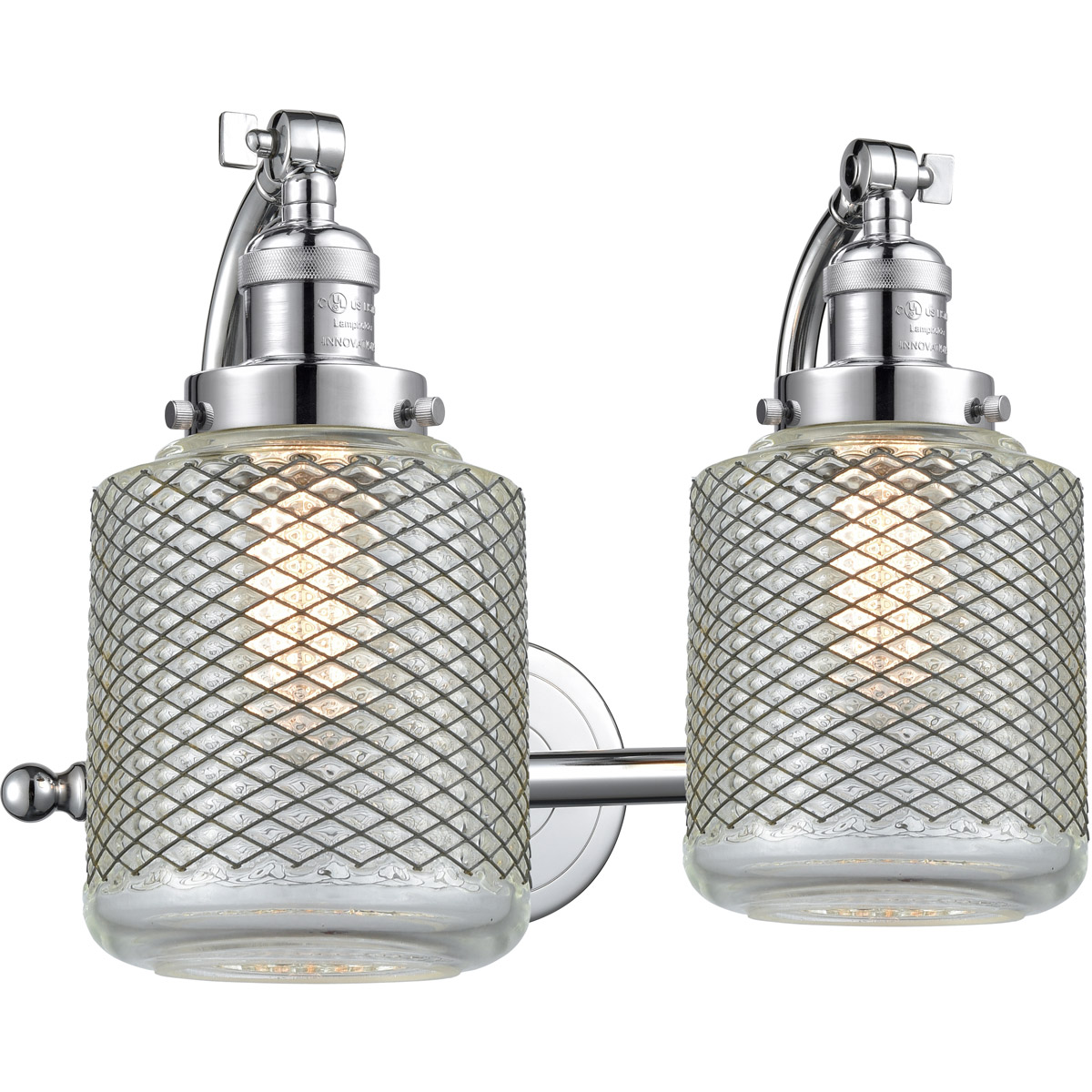 Franklin Restoration Stanton 2 Light 18 inch Polished Chrome Bath Vanity Light Wall Light, Franklin Restoration