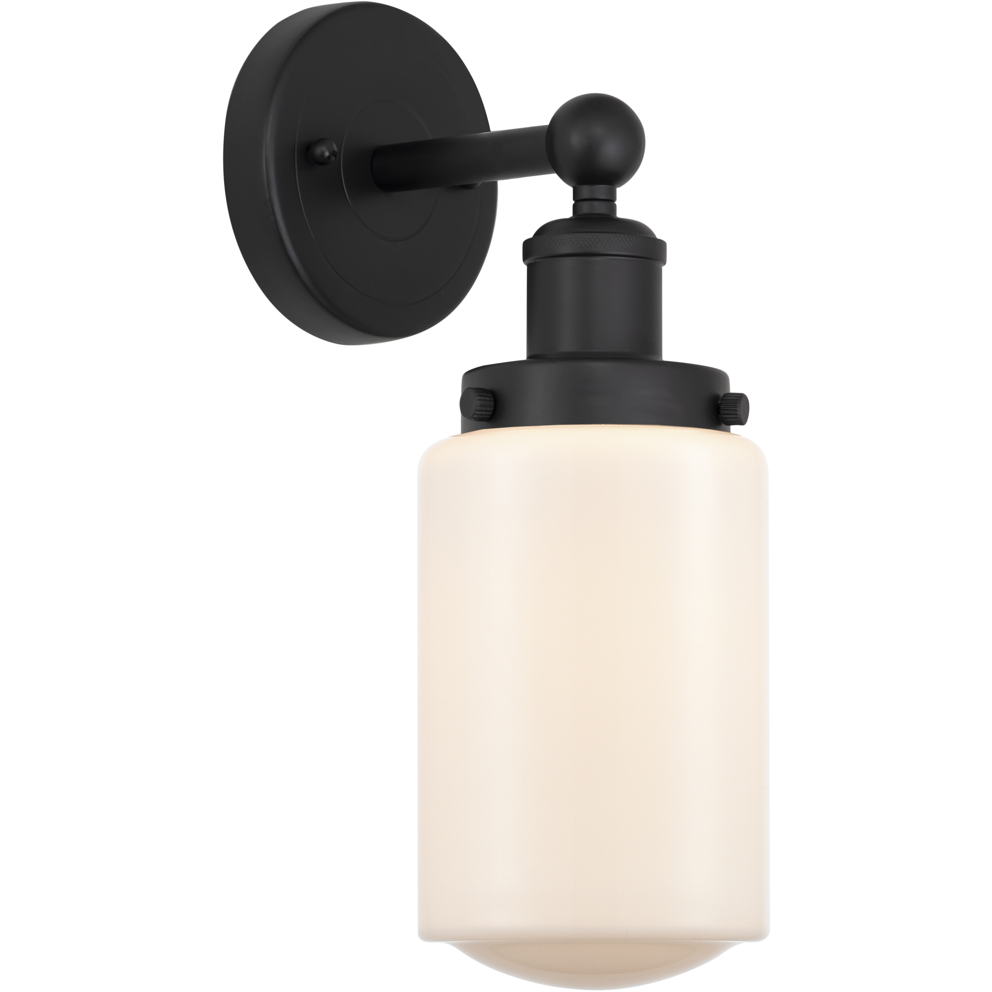 Dover 1 Light 6.5 inch Matte Black Sconce Wall Light