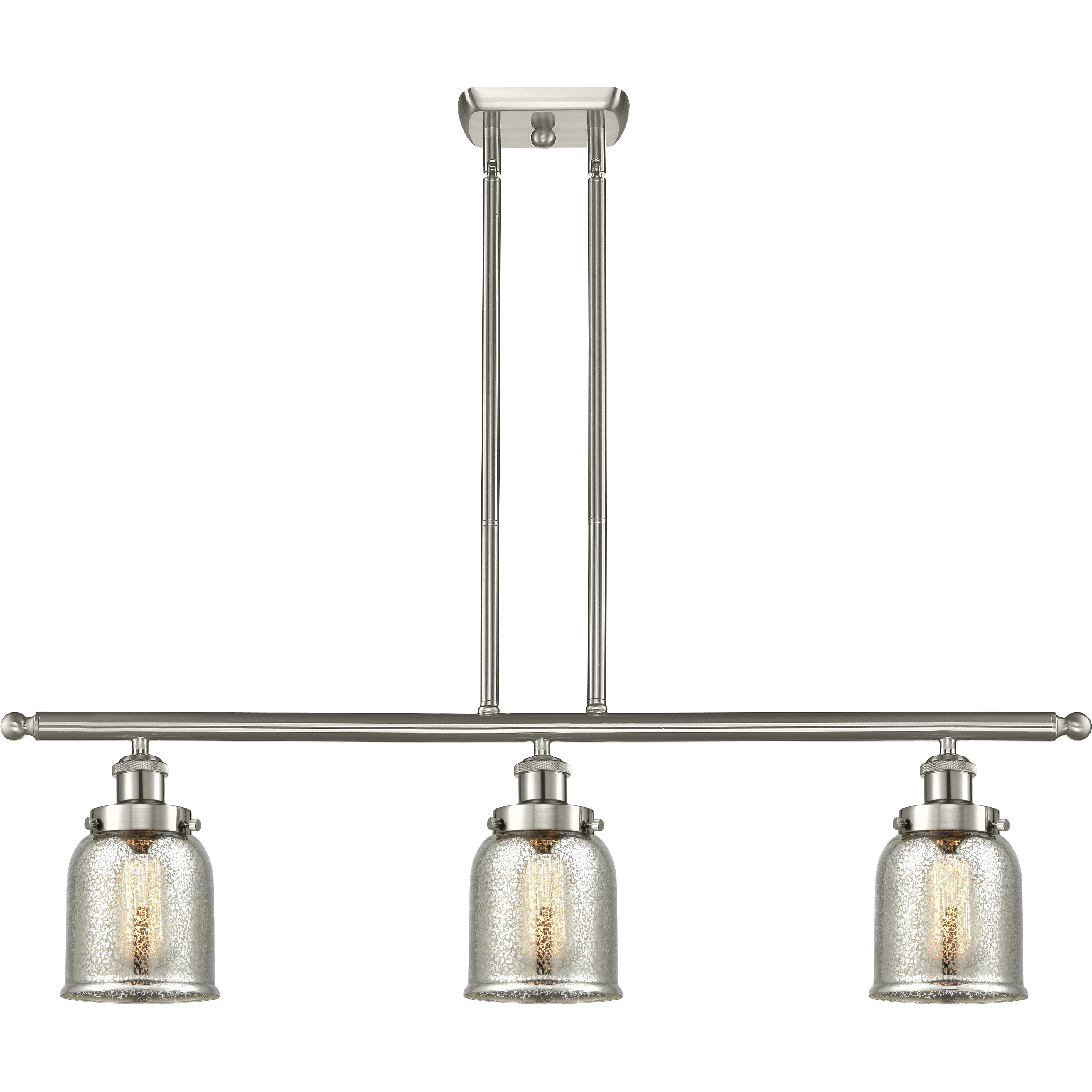 Small Bell LED 36 inch Satin Nickel Island Light Ceiling Light, Ballston