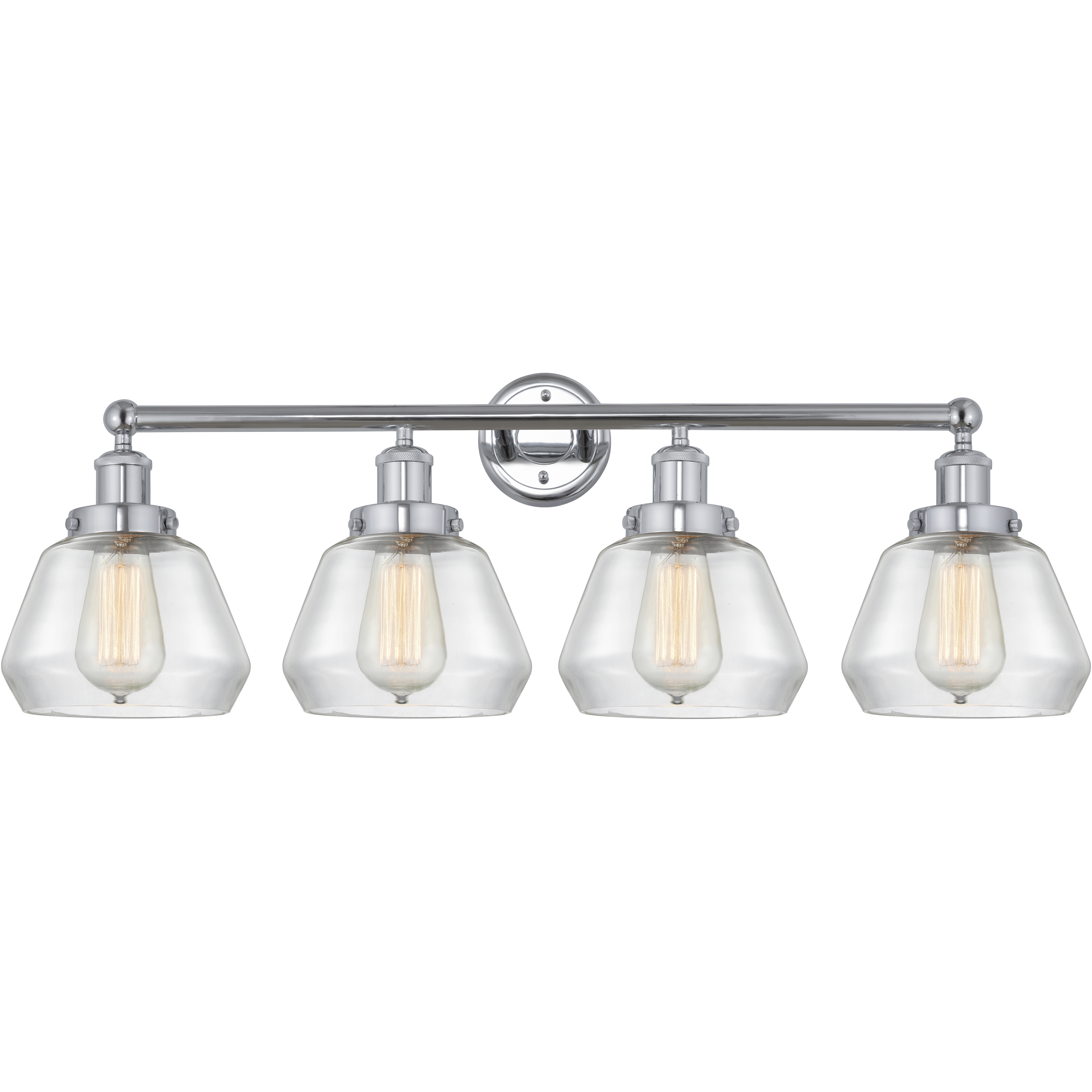Fulton 4 Light 33.5 inch Polished Chrome Bath Vanity Light Wall Light