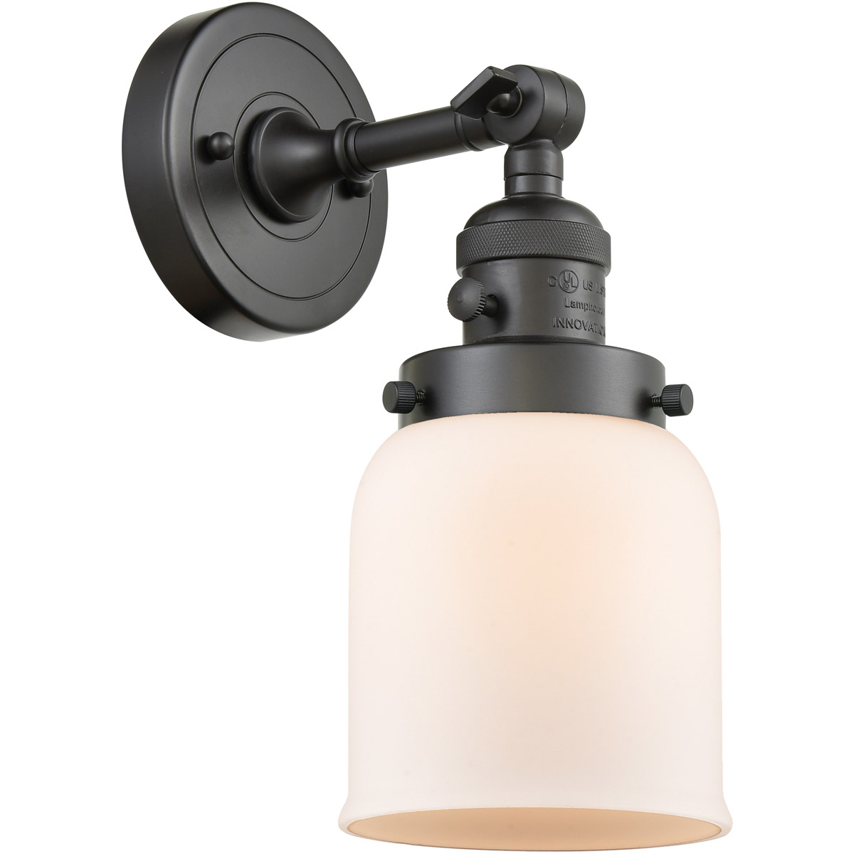 Franklin Restoration Small Bell LED 5 inch Oil Rubbed Bronze Sconce Wall Light, Franklin Restoration