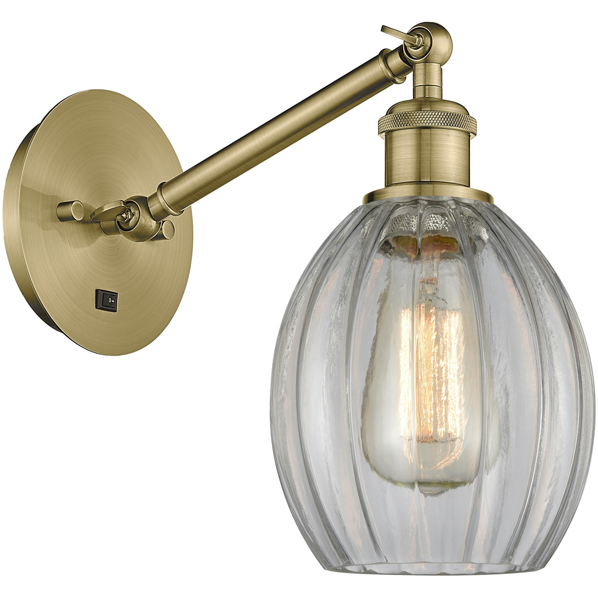 Ballston Eaton 1 Light 6 inch Antique Brass Sconce Wall Light