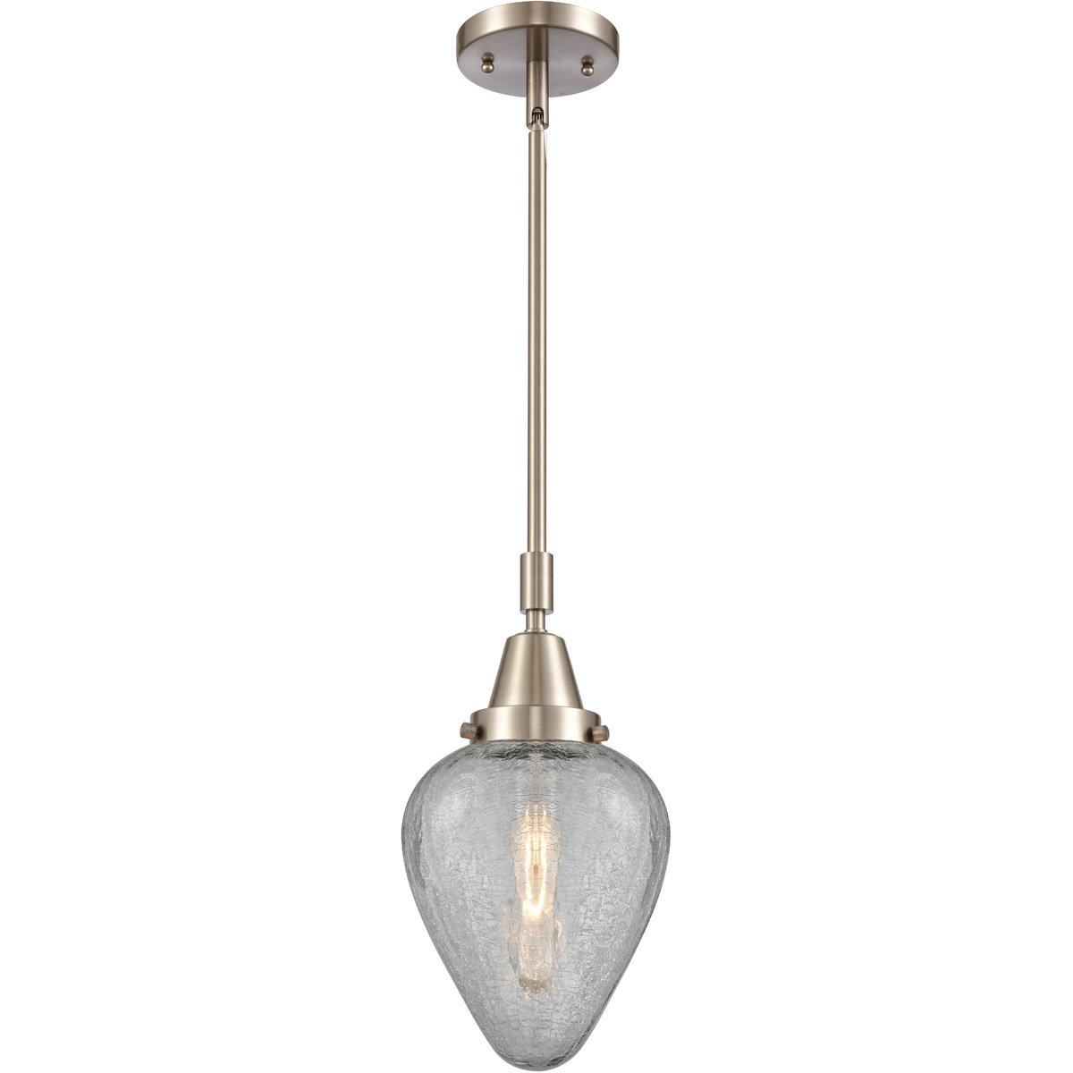 Franklin Restoration Geneseo 1 Light 7 inch Brushed Satin Nickel Mini Pendant Ceiling Light