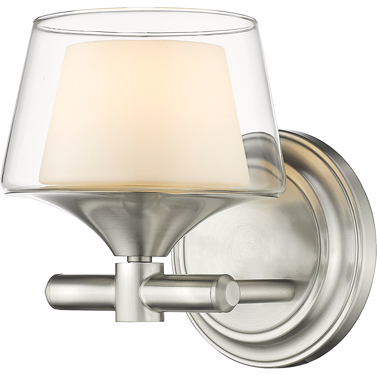 Laguna 1 Light 5.75 inch Satin Nickel Bath Vanity Light Wall Light in Incandescent