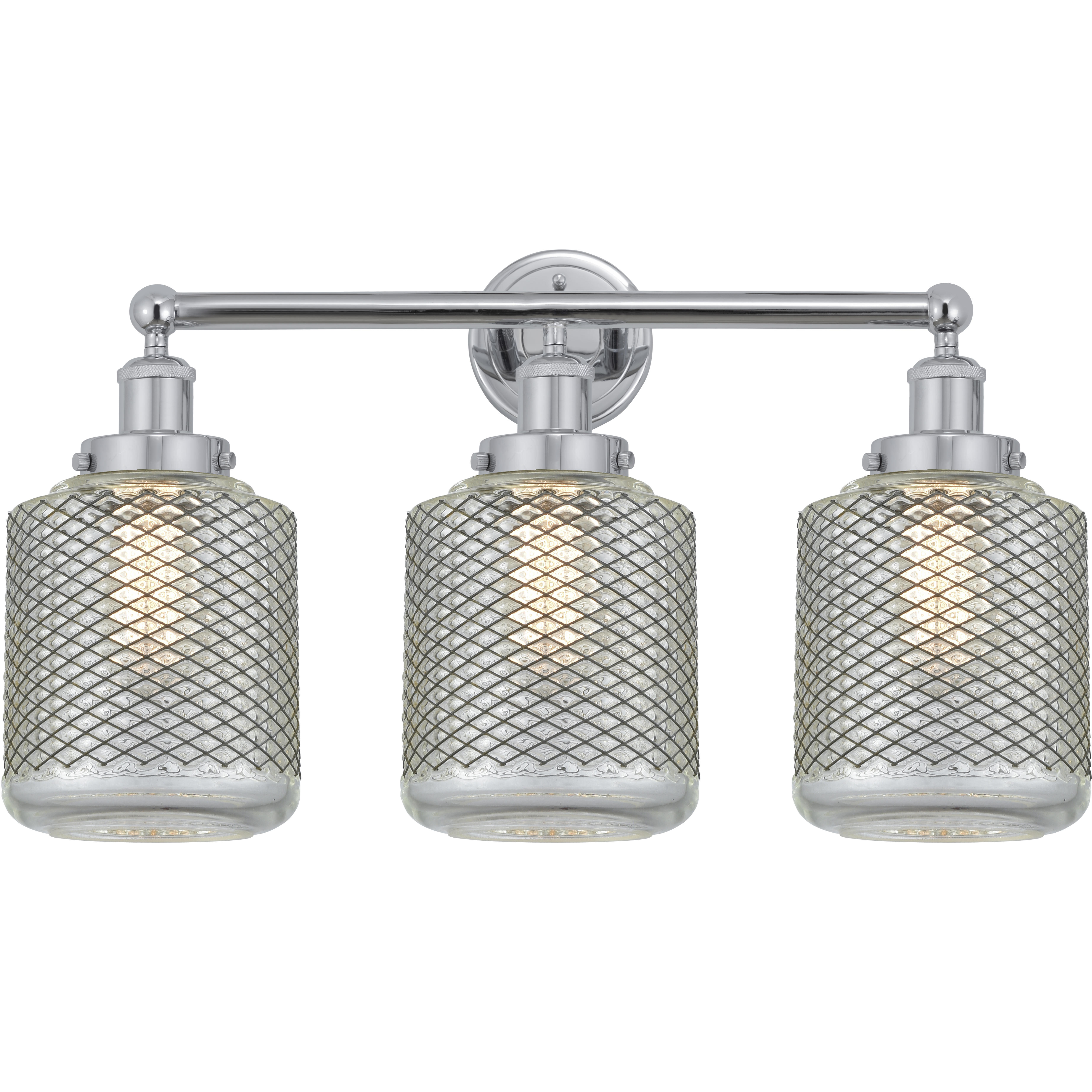 Stanton 3 Light 24 inch Polished Chrome Bath Vanity Light Wall Light