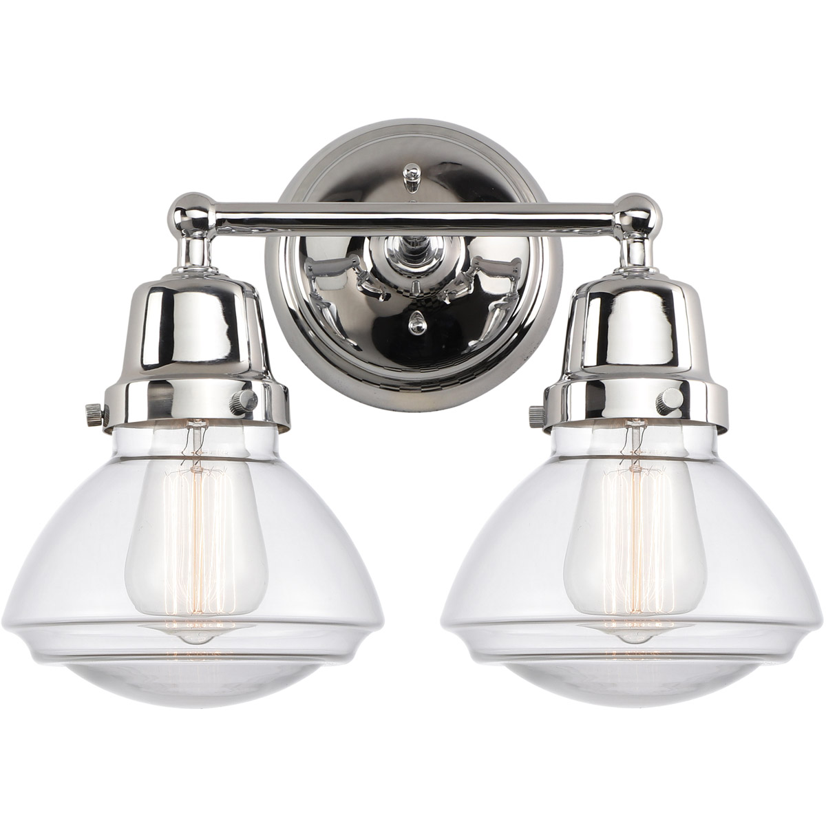 Aditi Olean LED 15 inch Polished Chrome Bath Vanity Light Wall Light, Aditi