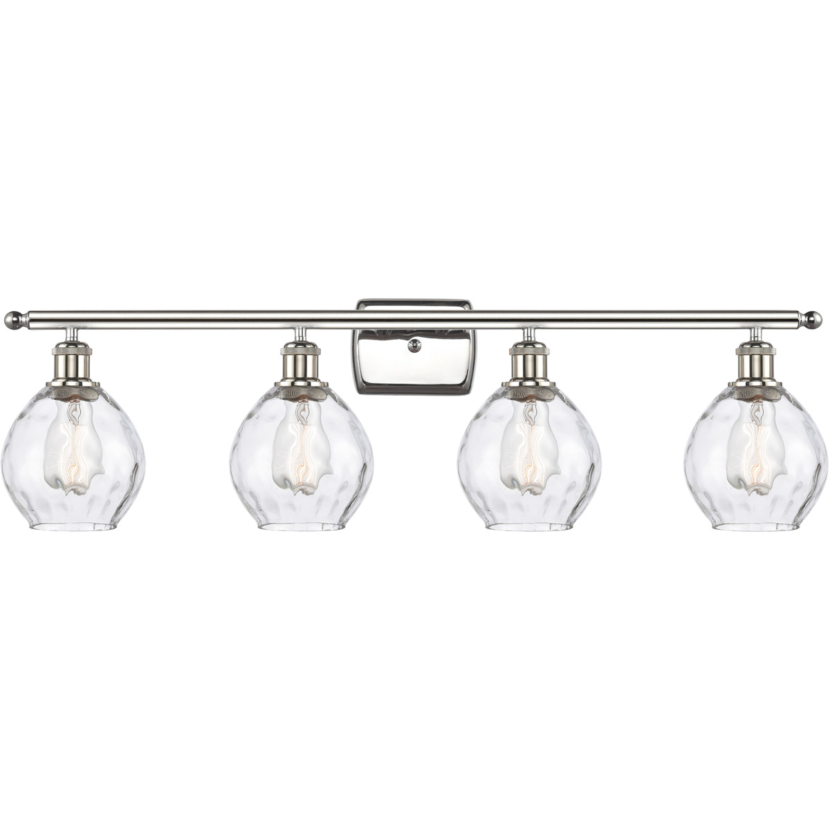 Ballston Small Waverly LED 36 inch Polished Nickel Bath Vanity Light Wall Light, Ballston
